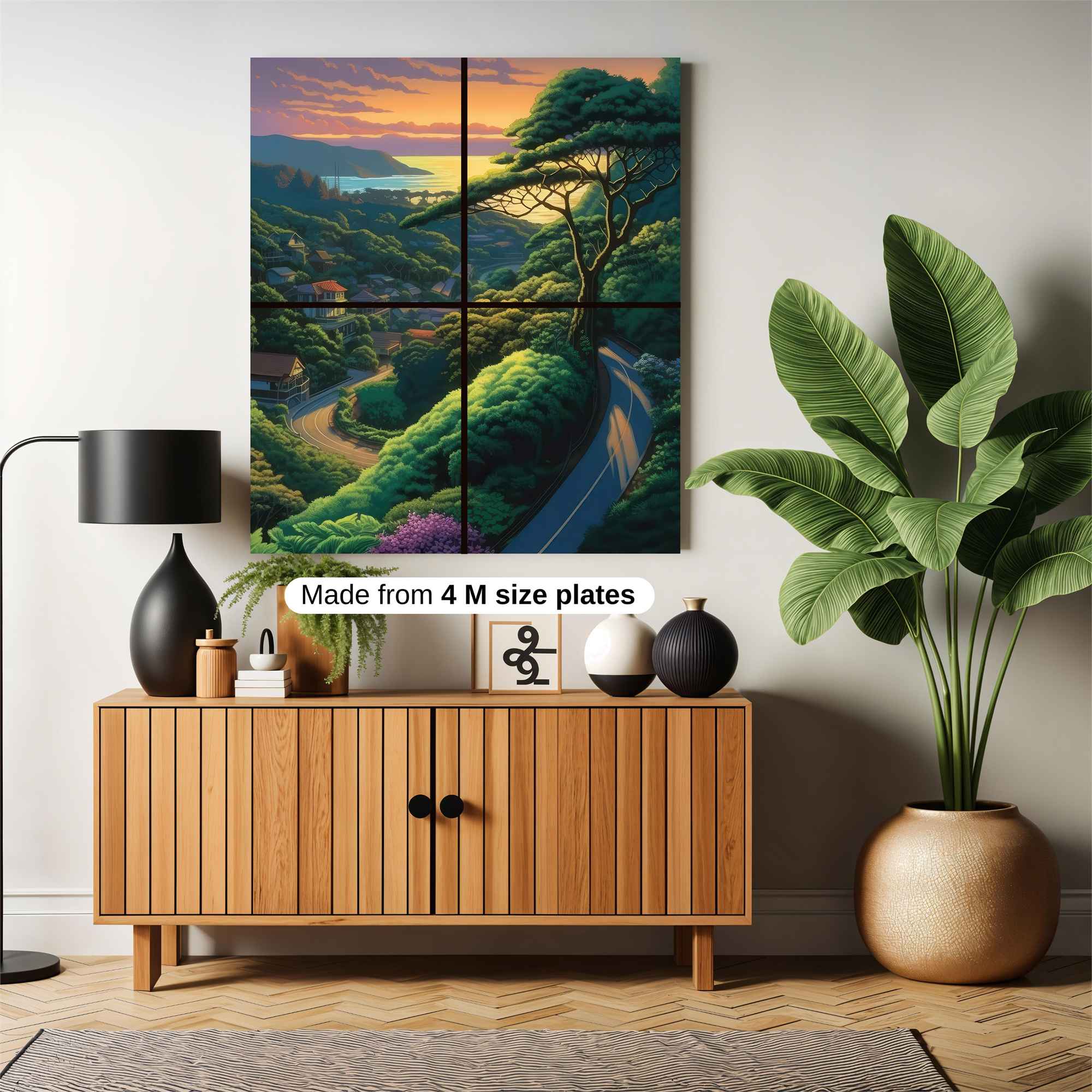 Sunset Serenity Safe Wall Magnetic / M