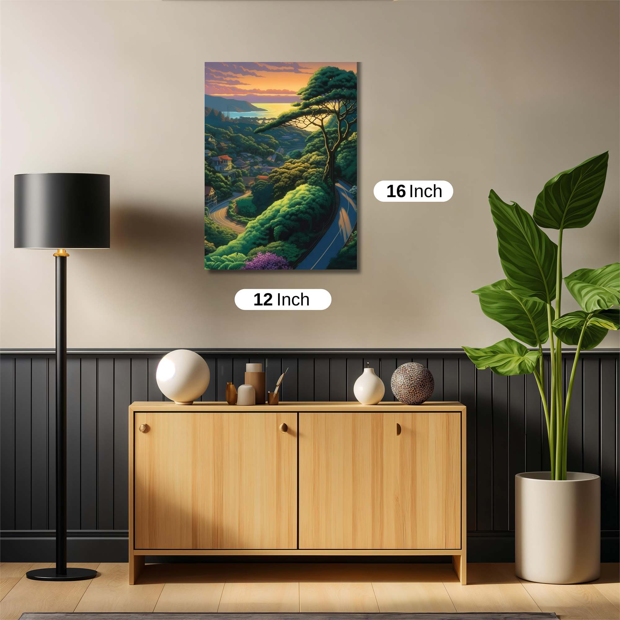 Sunset Serenity Safe Wall Magnetic / M