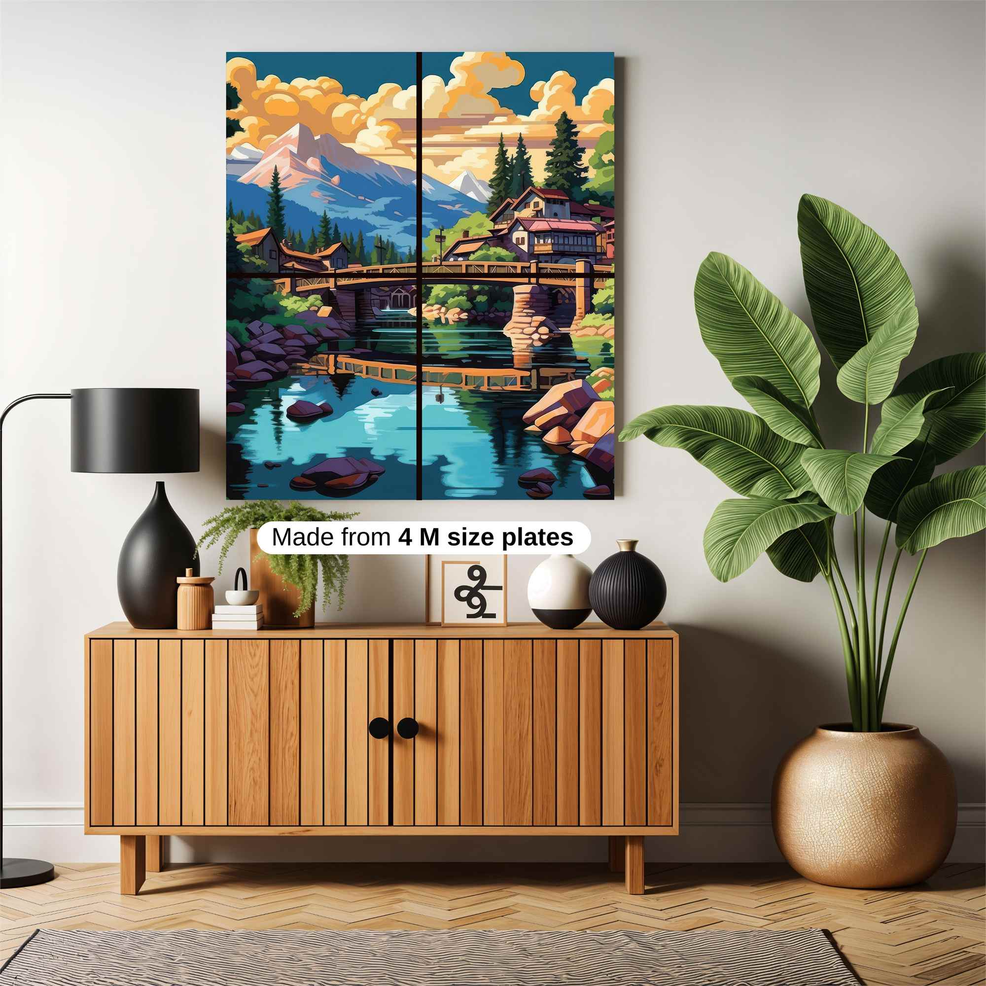 Mountain Serenity Safe Wall Magnetic / M