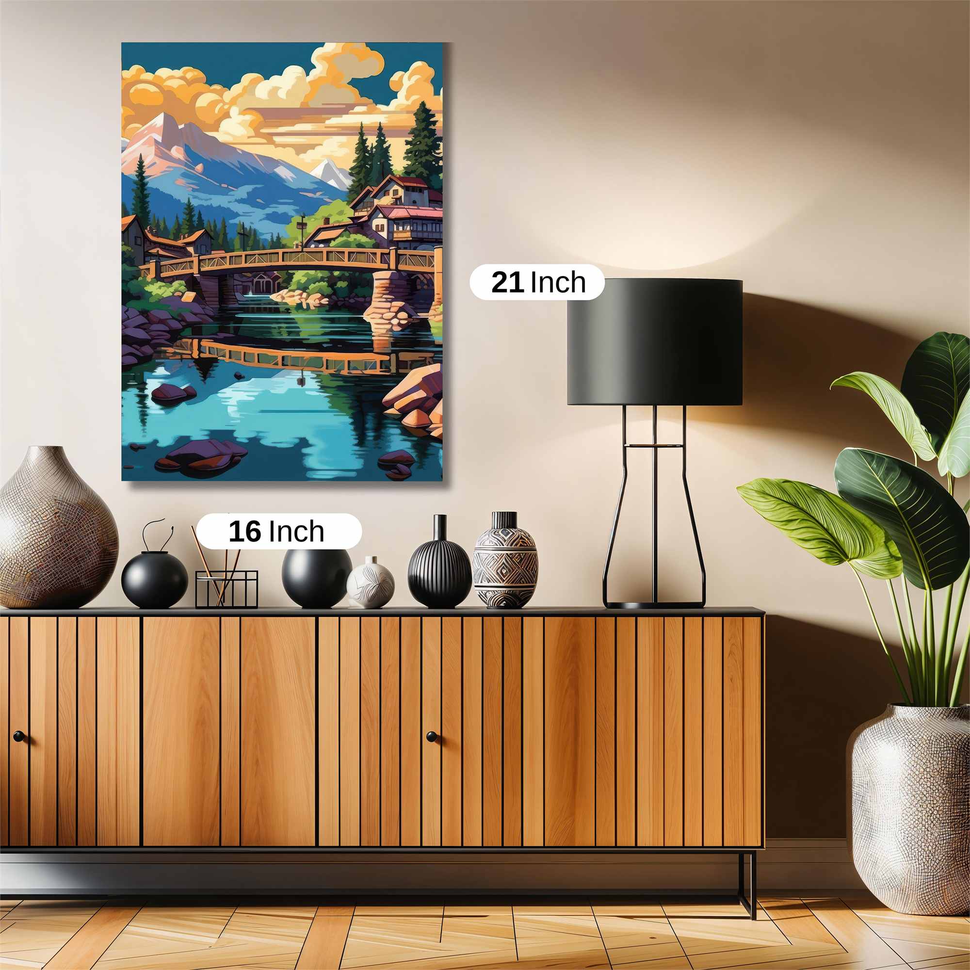 Mountain Serenity Safe Wall Magnetic / M