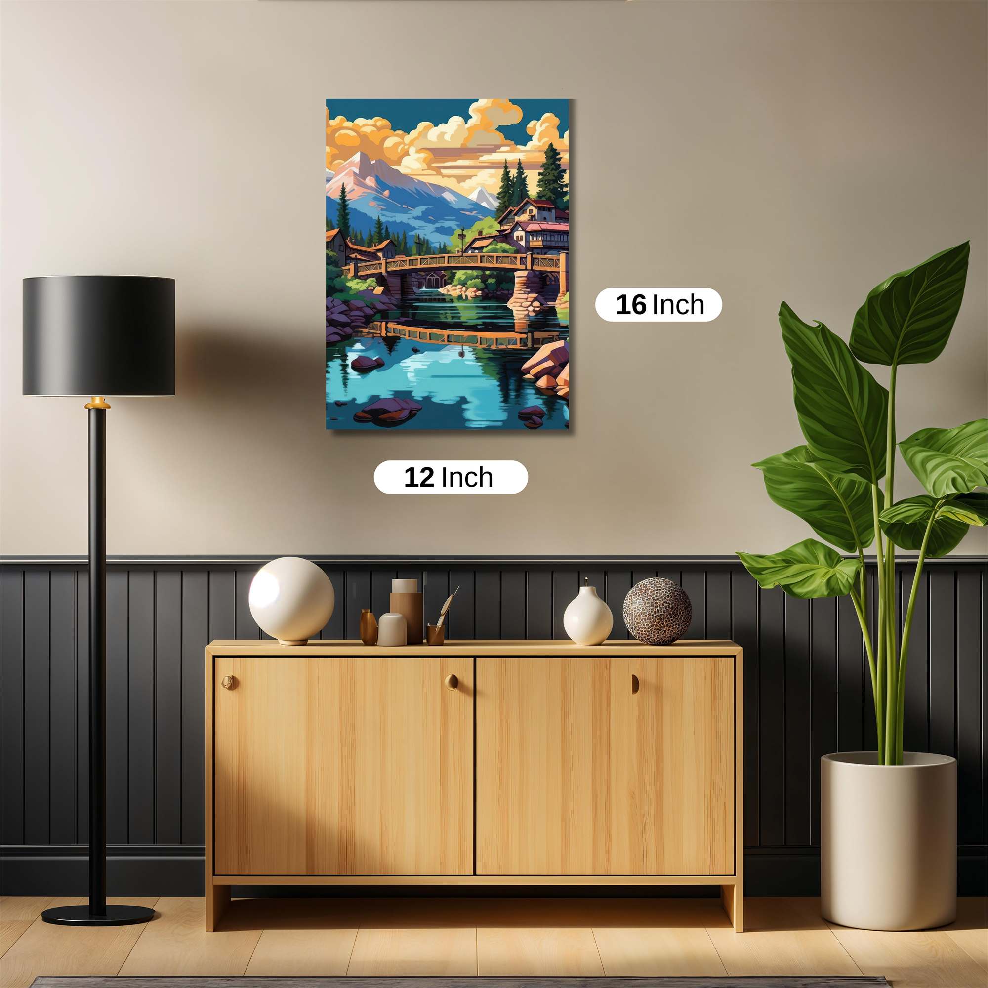 Mountain Serenity Safe Wall Magnetic / M