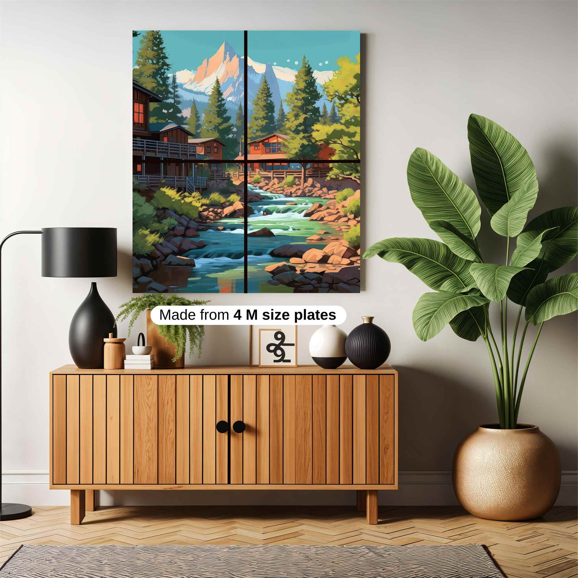 Mountain Serenity Safe Wall Magnetic / M