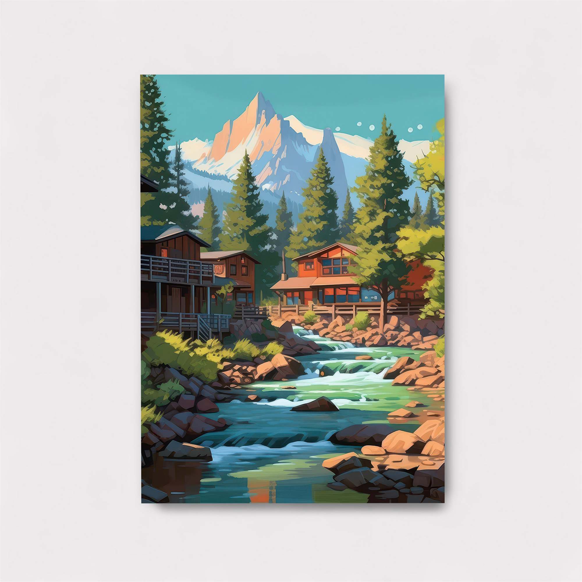 Mountain Serenity Safe Wall Magnetic / M