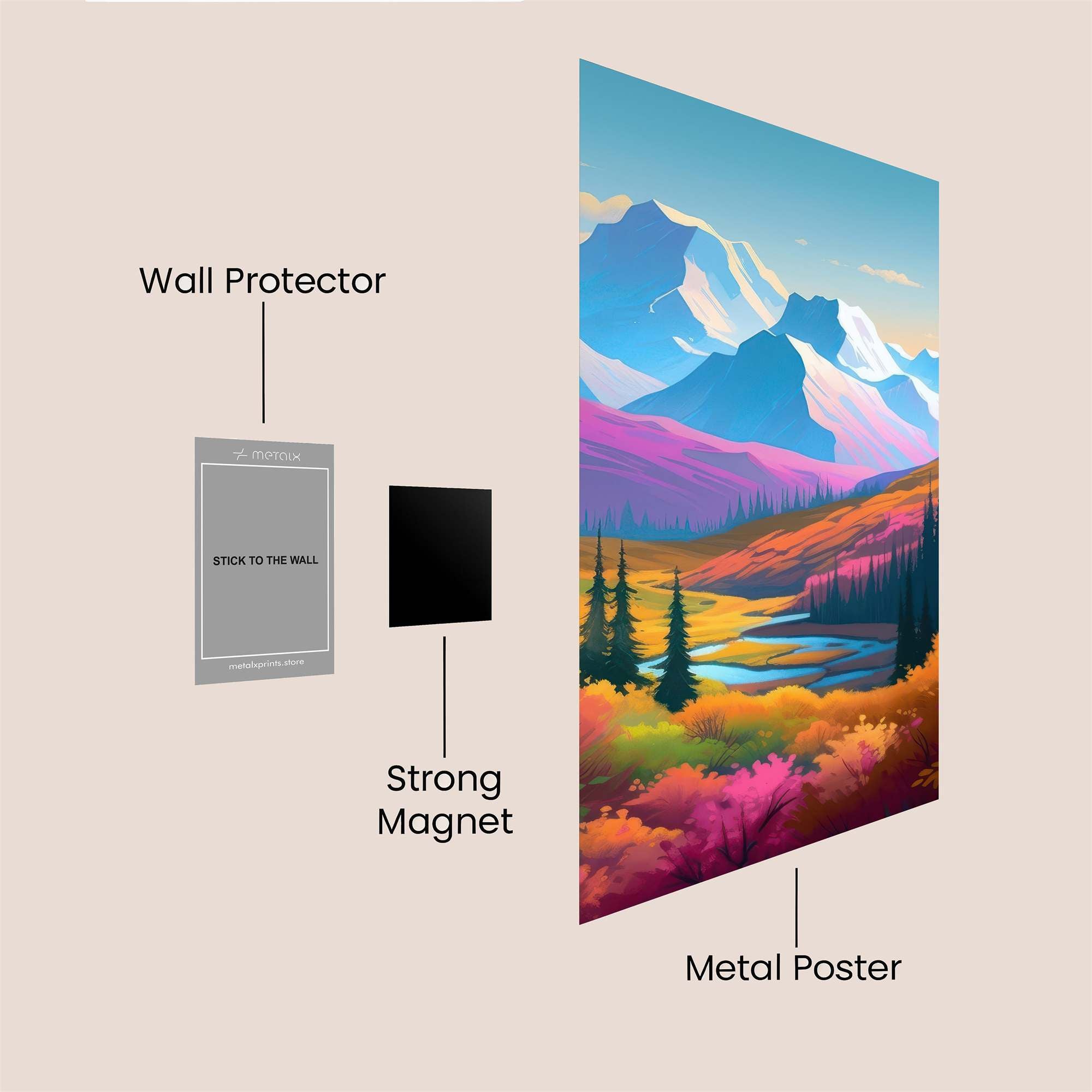 Autumnal Serenity Safe Wall Magnetic / M