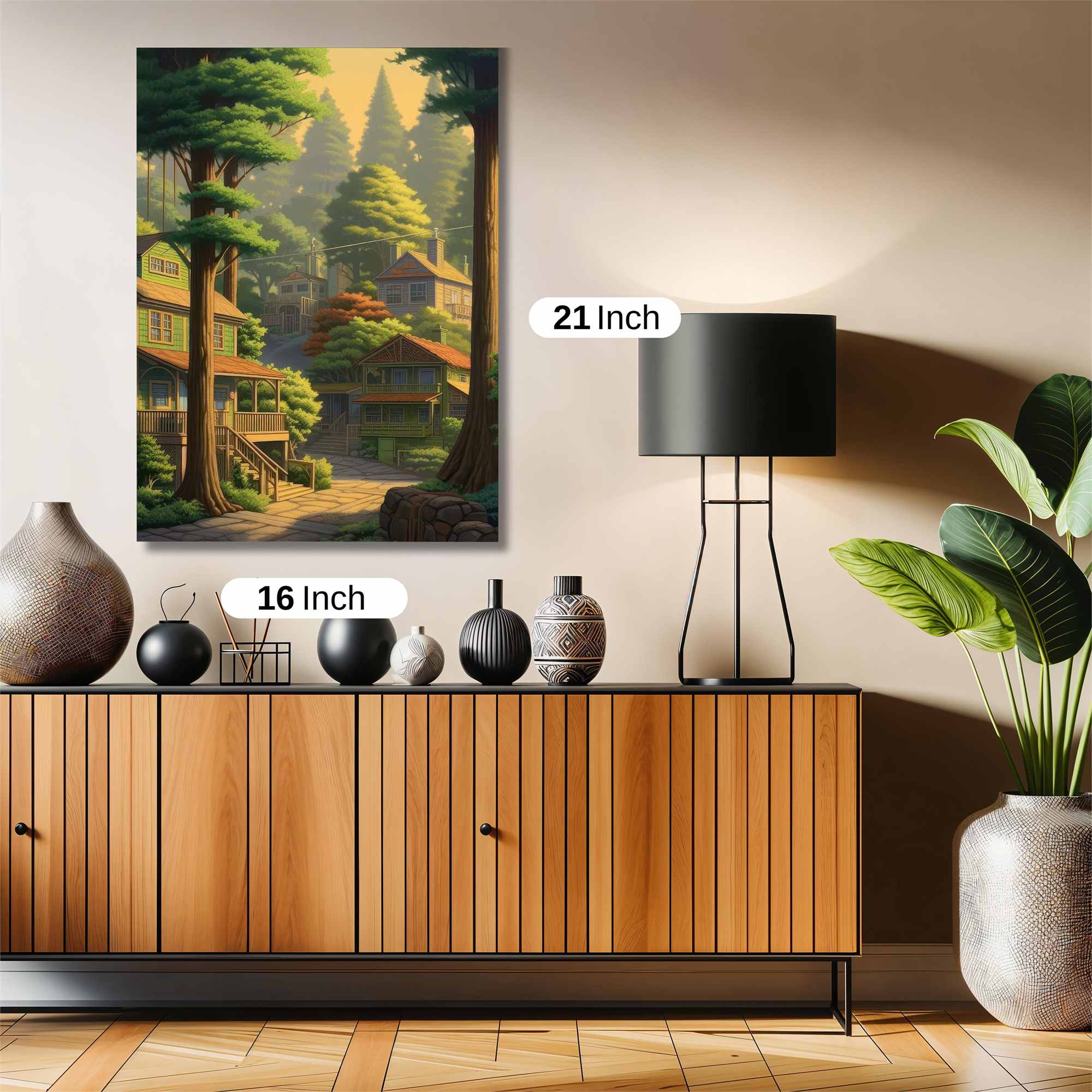 Forest Serenity Safe Wall Magnetic / M