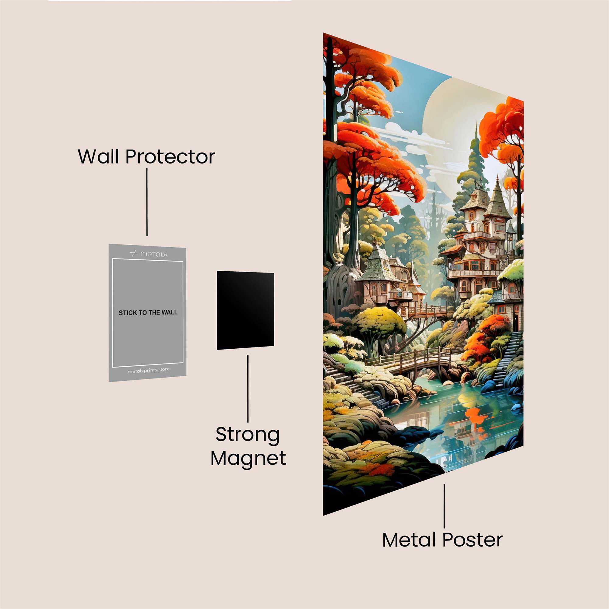 Elven Serenity Safe Wall Magnetic / M