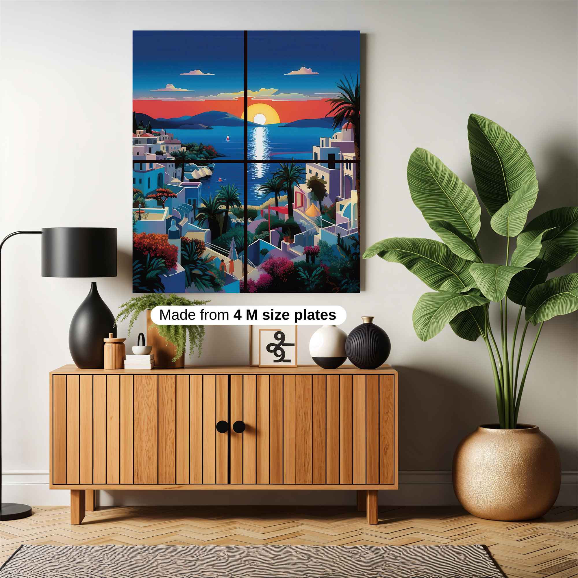 Santorini Serenity Safe Wall Magnetic / M