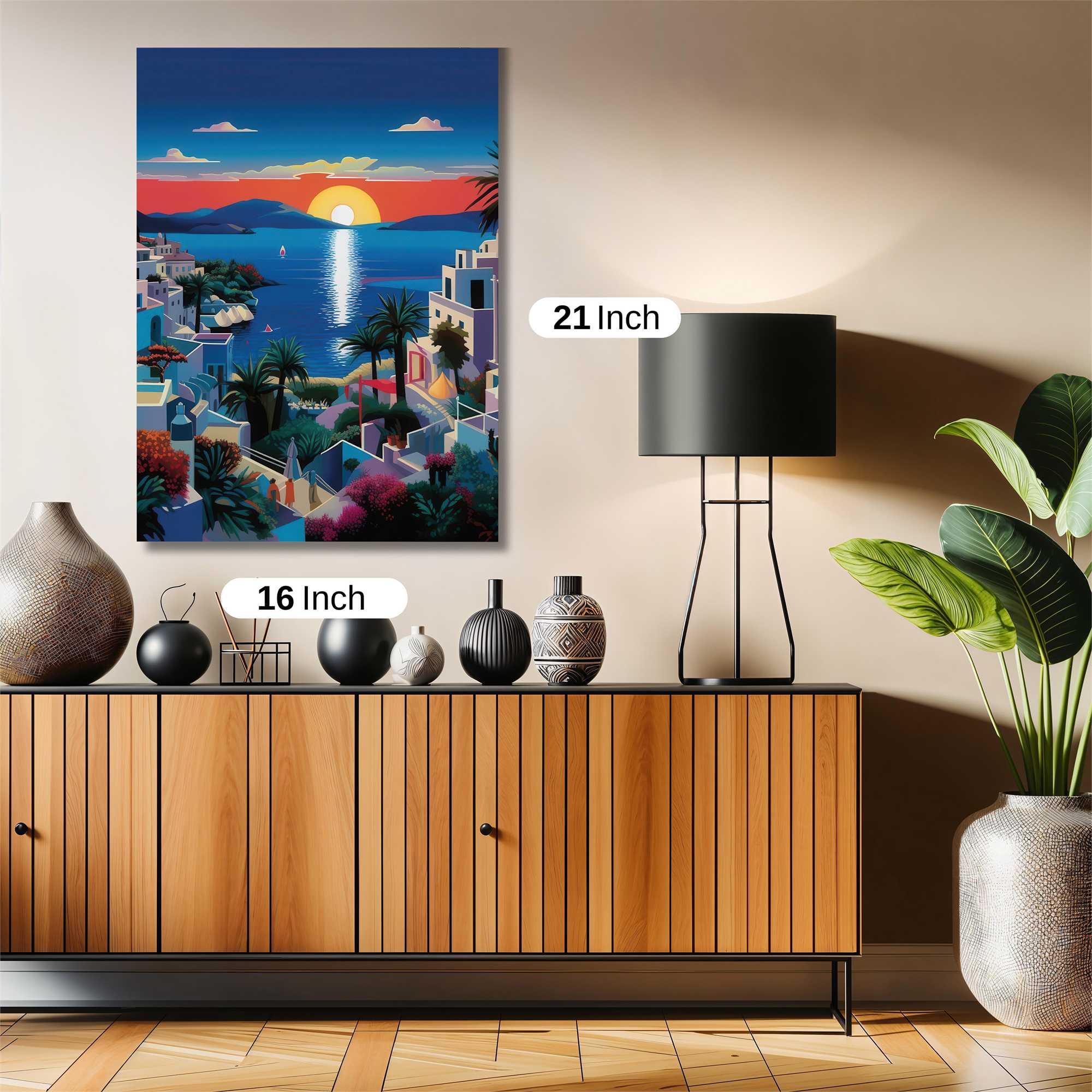 Santorini Serenity Safe Wall Magnetic / M