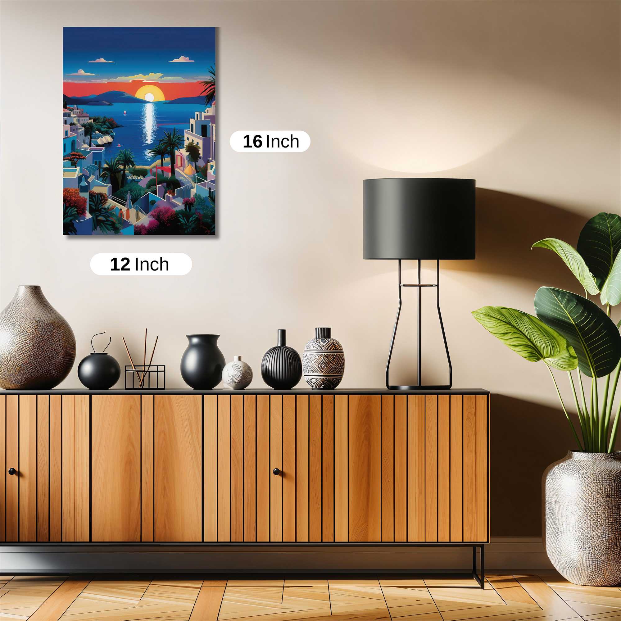 Santorini Serenity Safe Wall Magnetic / M