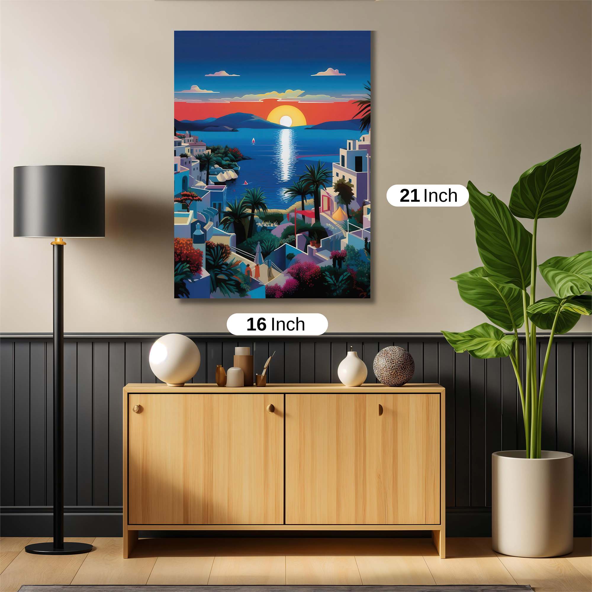 Santorini Serenity Safe Wall Magnetic / M