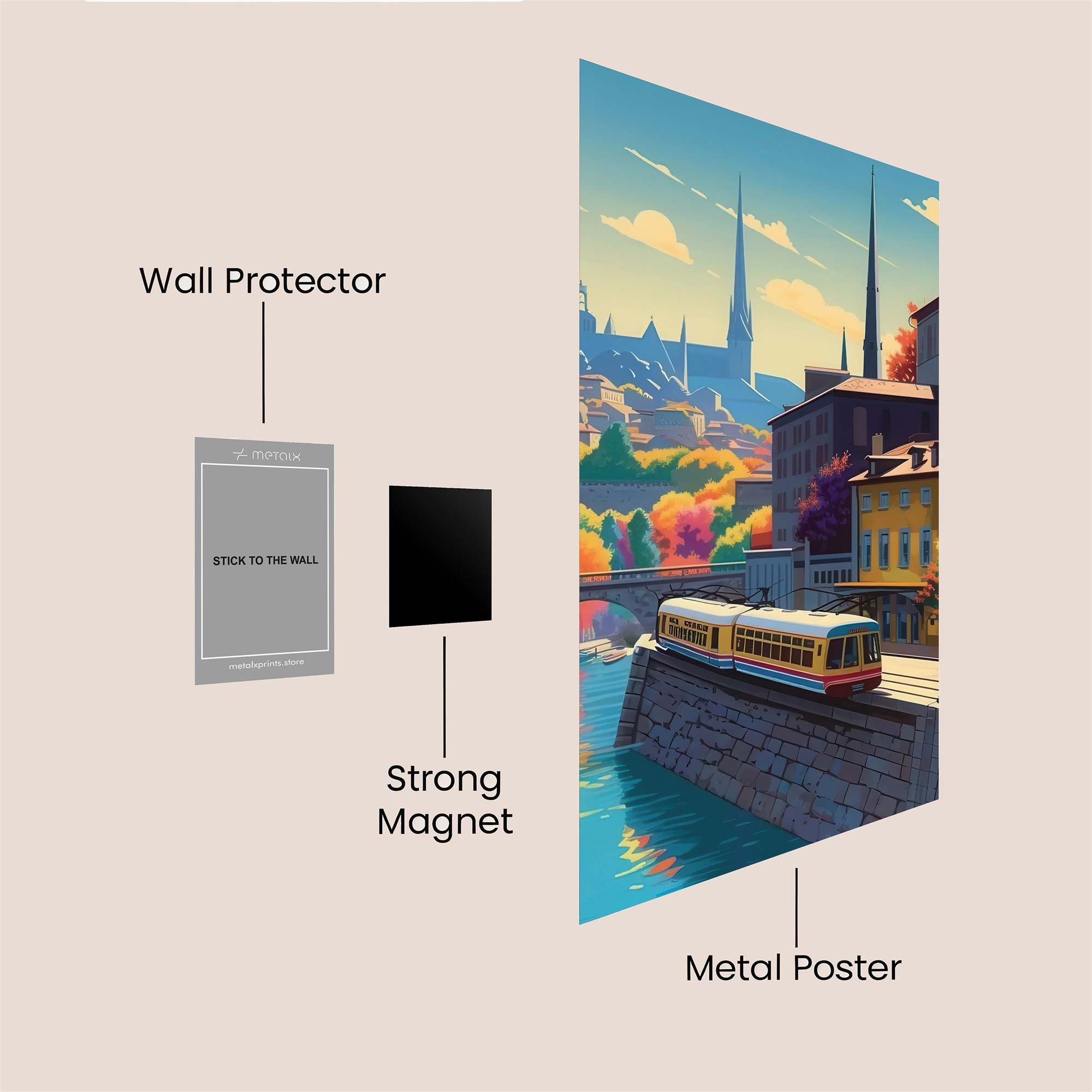 Autumn Whimsy Safe Wall Magnetic / M