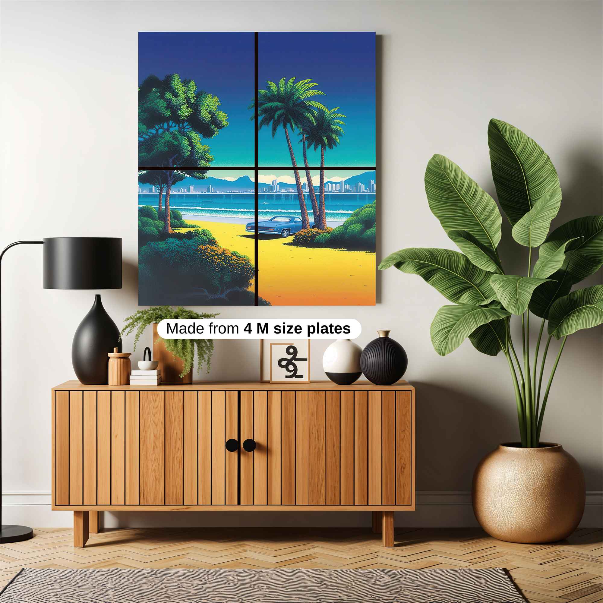 Beach Bliss Safe Wall Magnetic / M