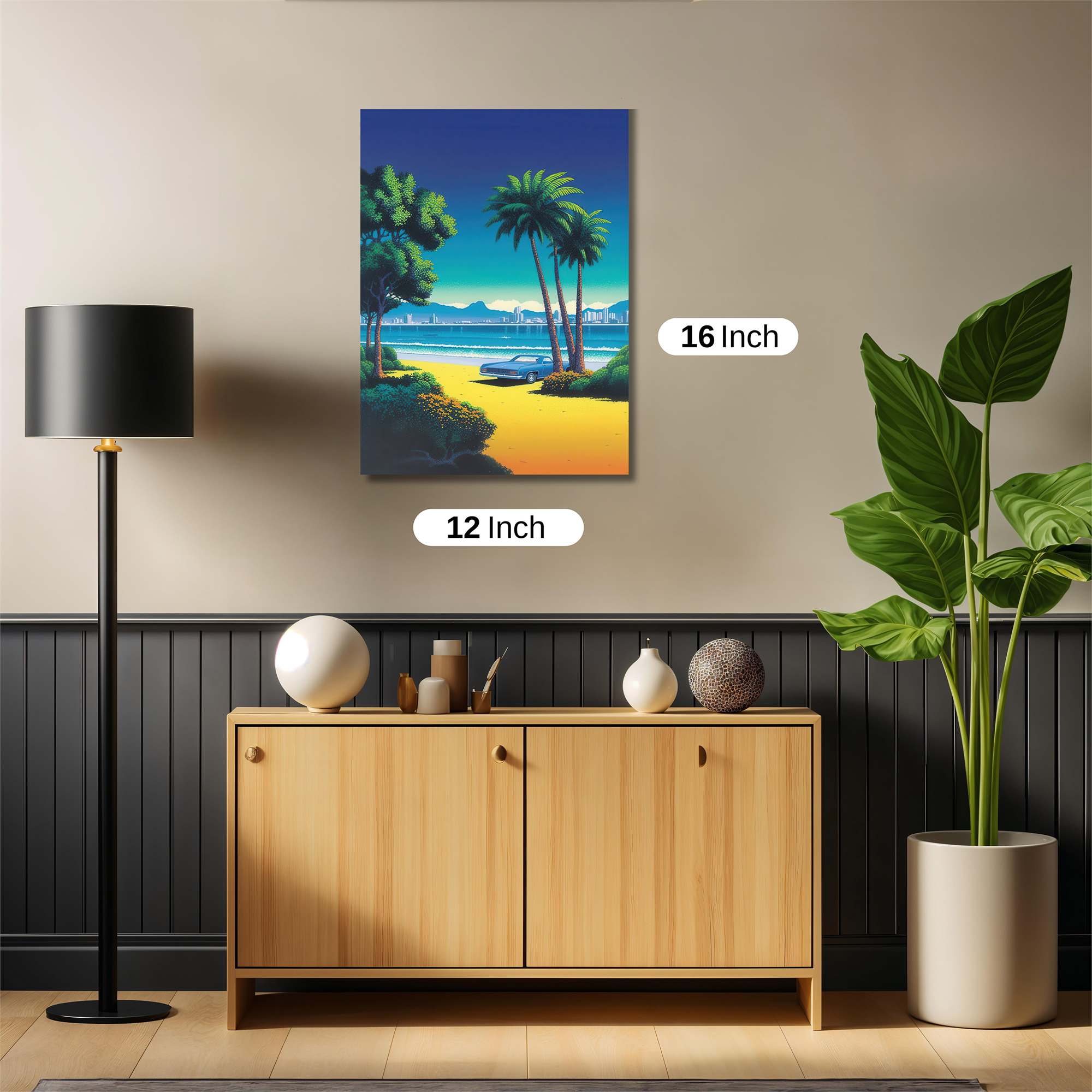 Beach Bliss Safe Wall Magnetic / M