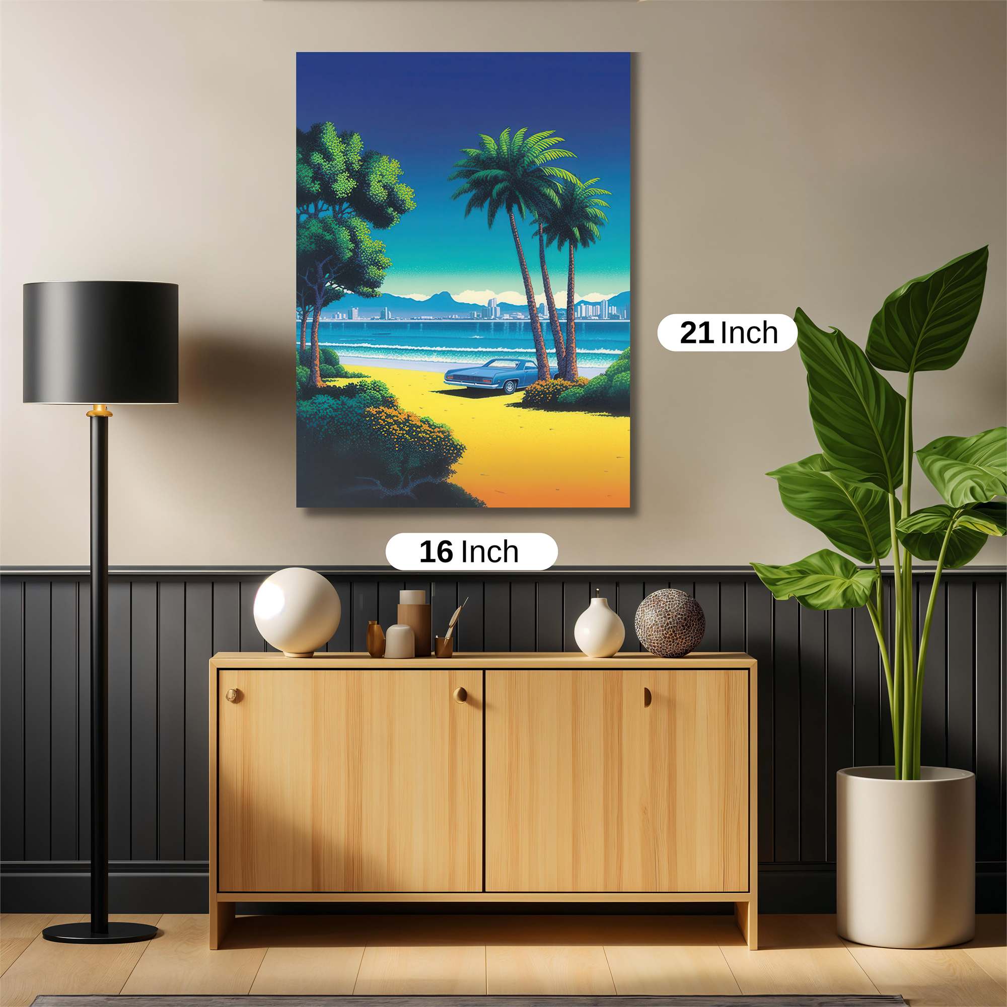 Beach Bliss Safe Wall Magnetic / M