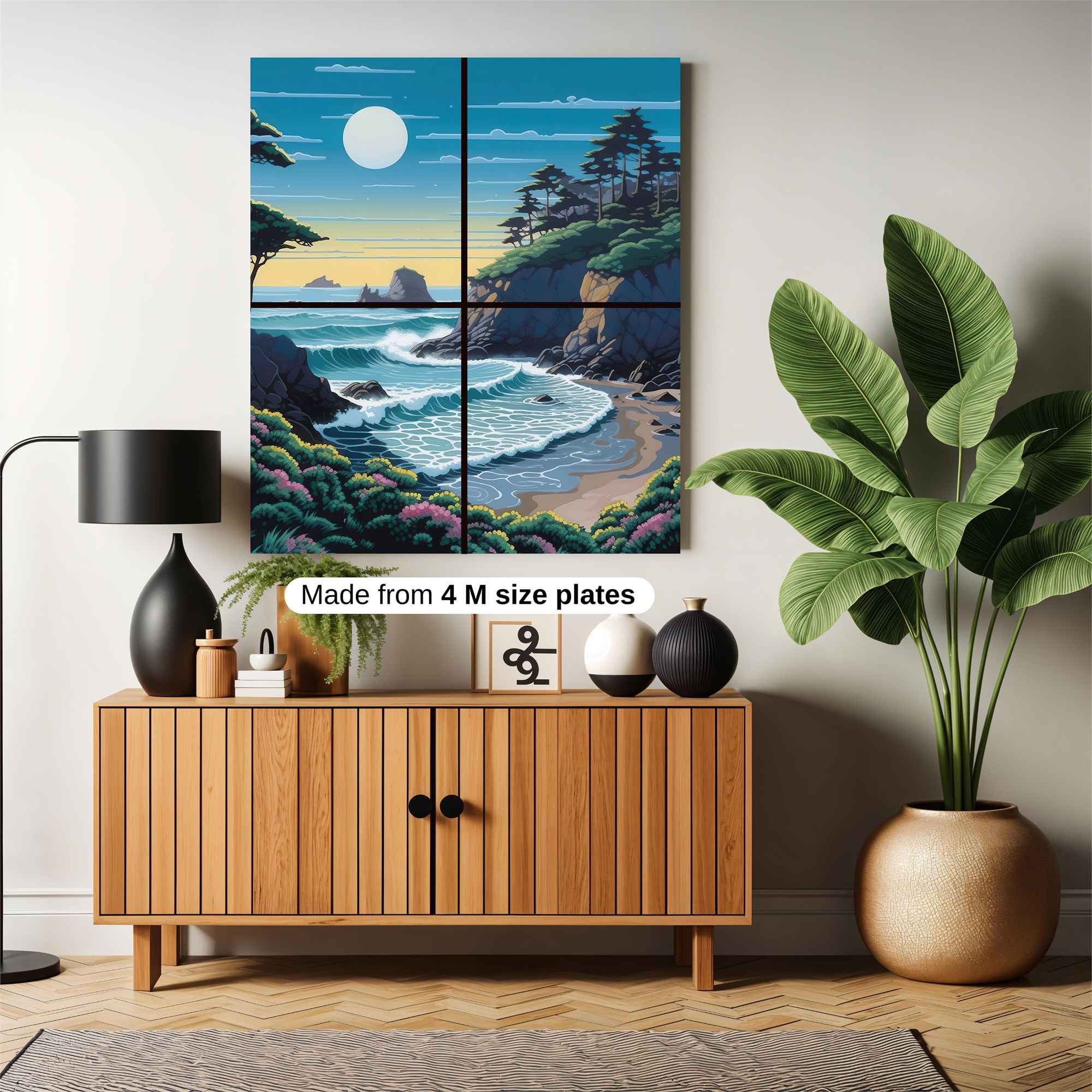 Moonlit Tranquility Safe Wall Magnetic / M