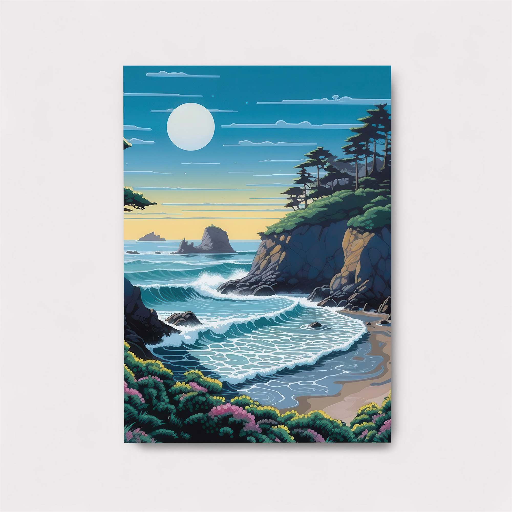 Moonlit Tranquility Safe Wall Magnetic / M