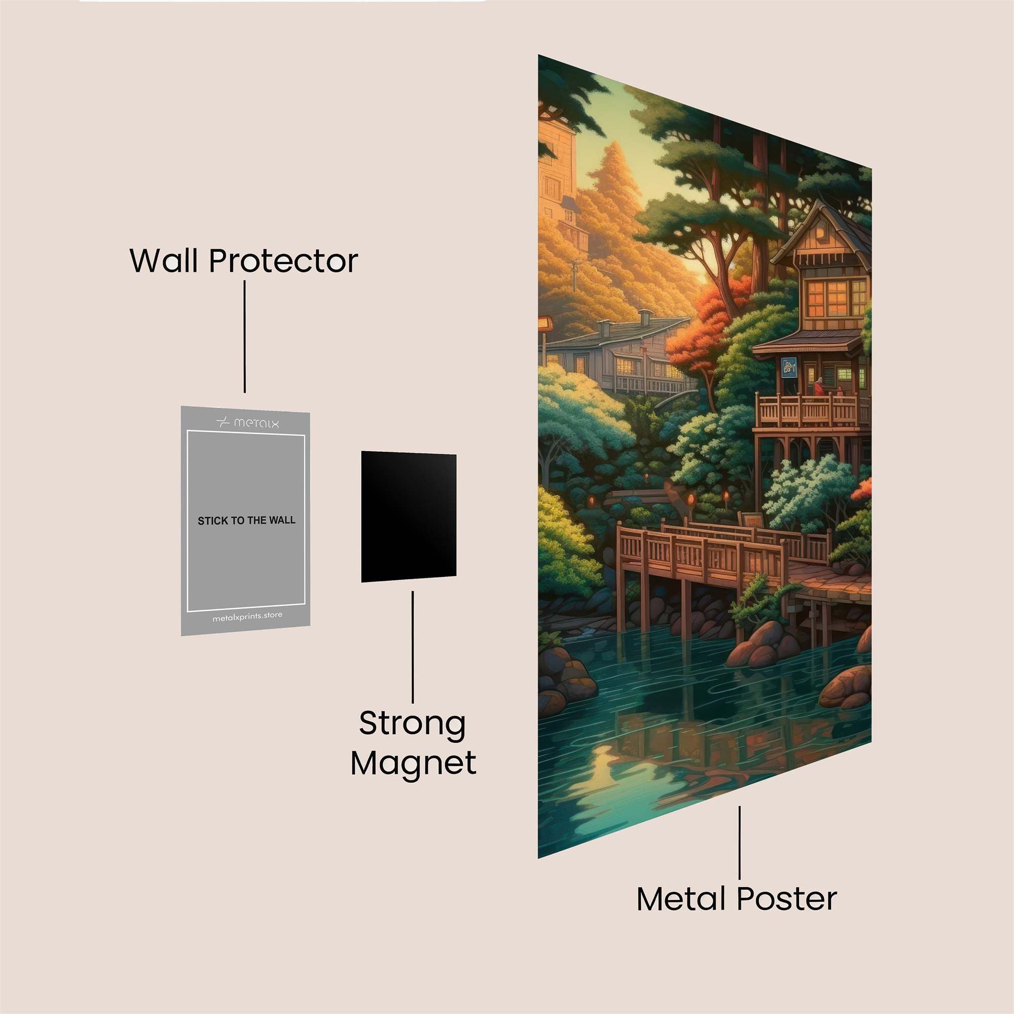 Forest Haven Safe Wall Magnetic / M