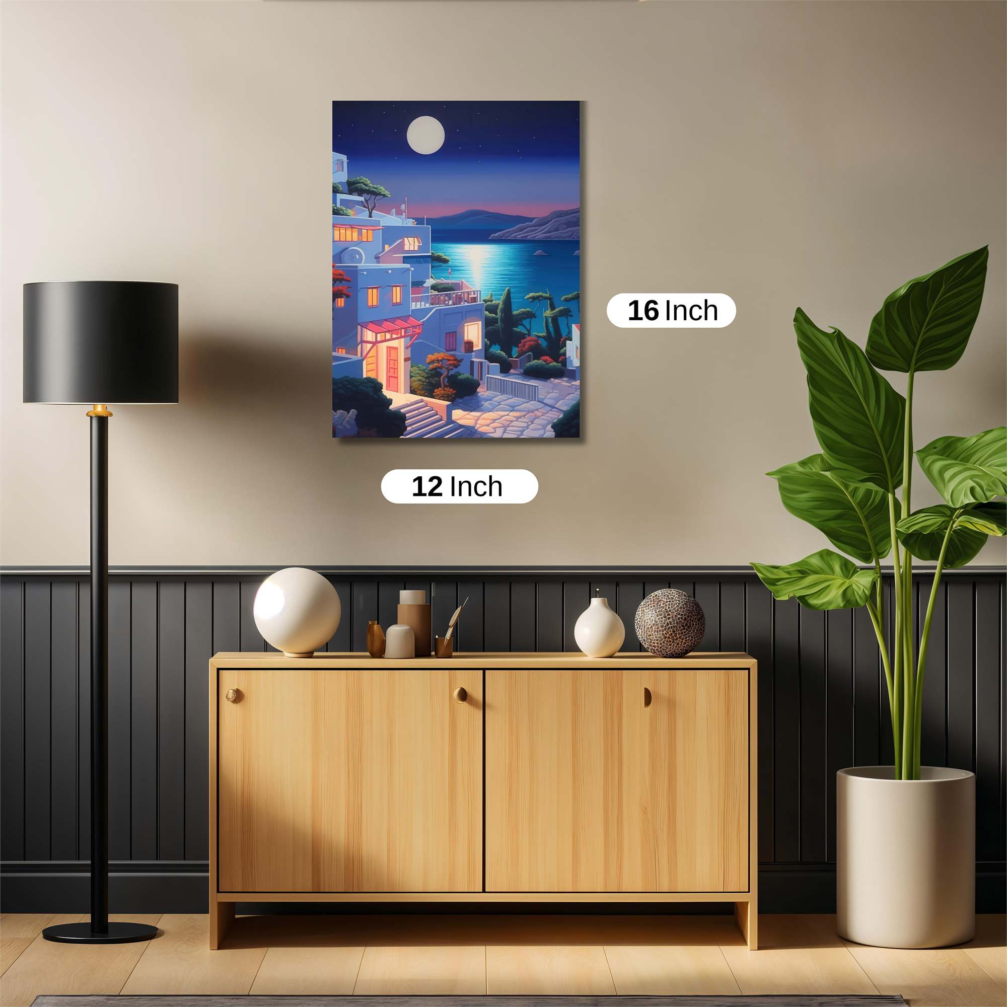 Moonlit Serenity Safe Wall Magnetic / M