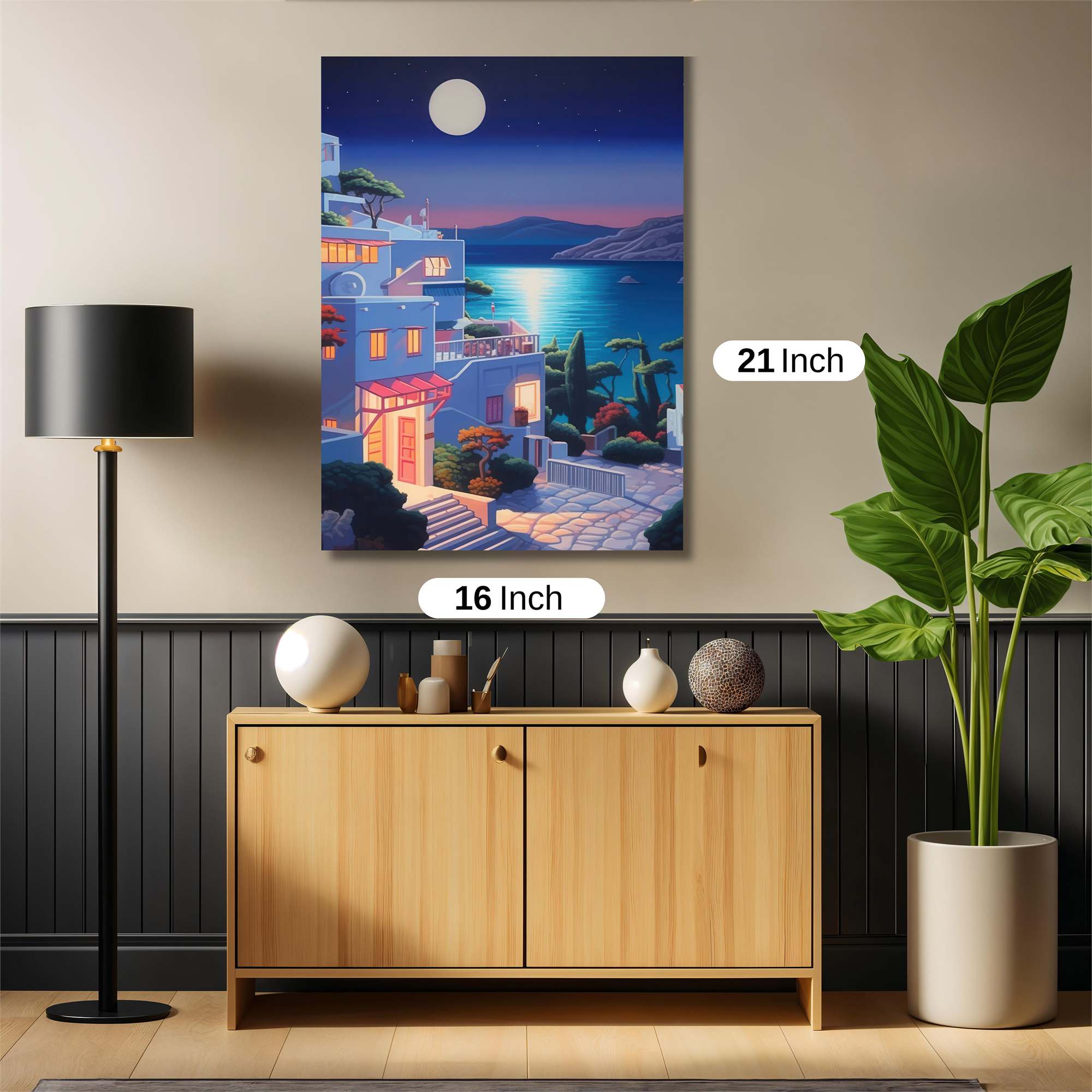 Moonlit Serenity Safe Wall Magnetic / M