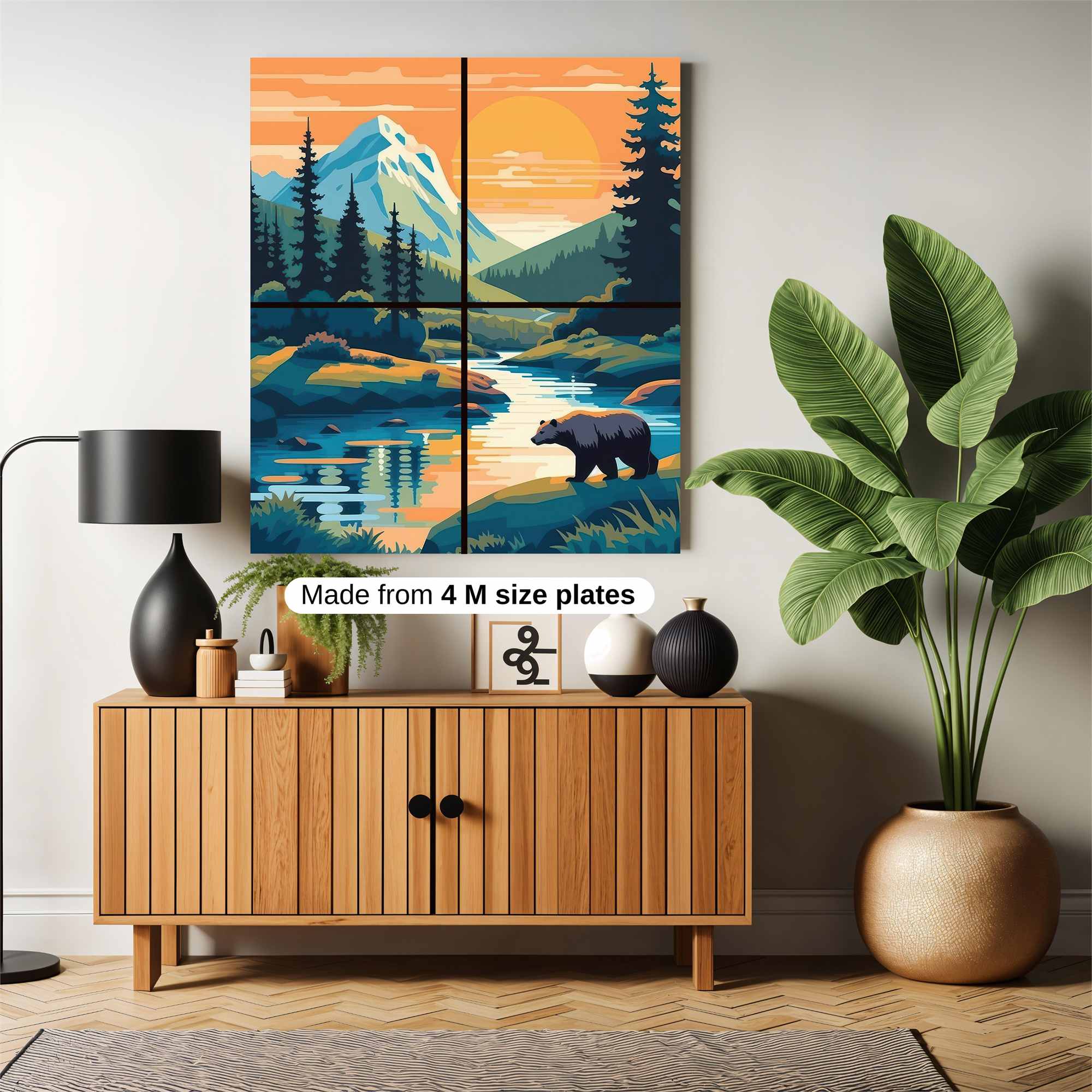 Bear Serenity Safe Wall Magnetic / M