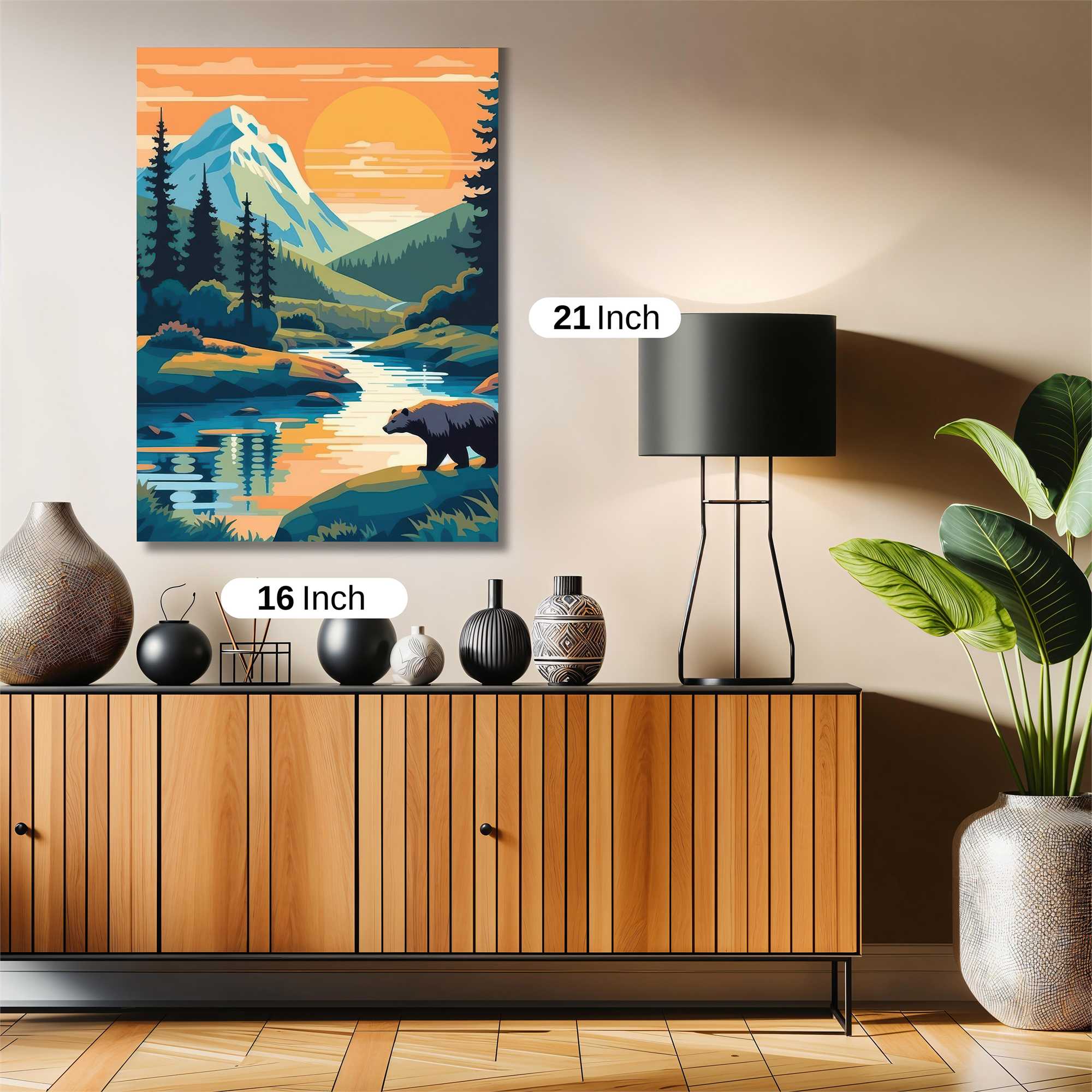 Bear Serenity Safe Wall Magnetic / M