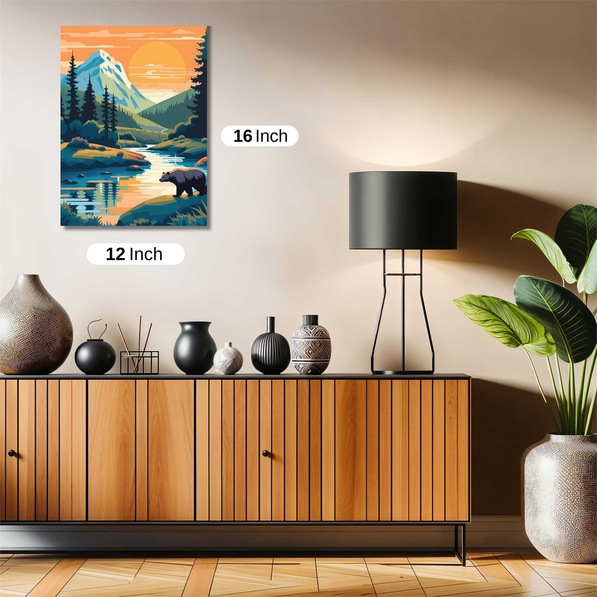 Bear Serenity Safe Wall Magnetic / M