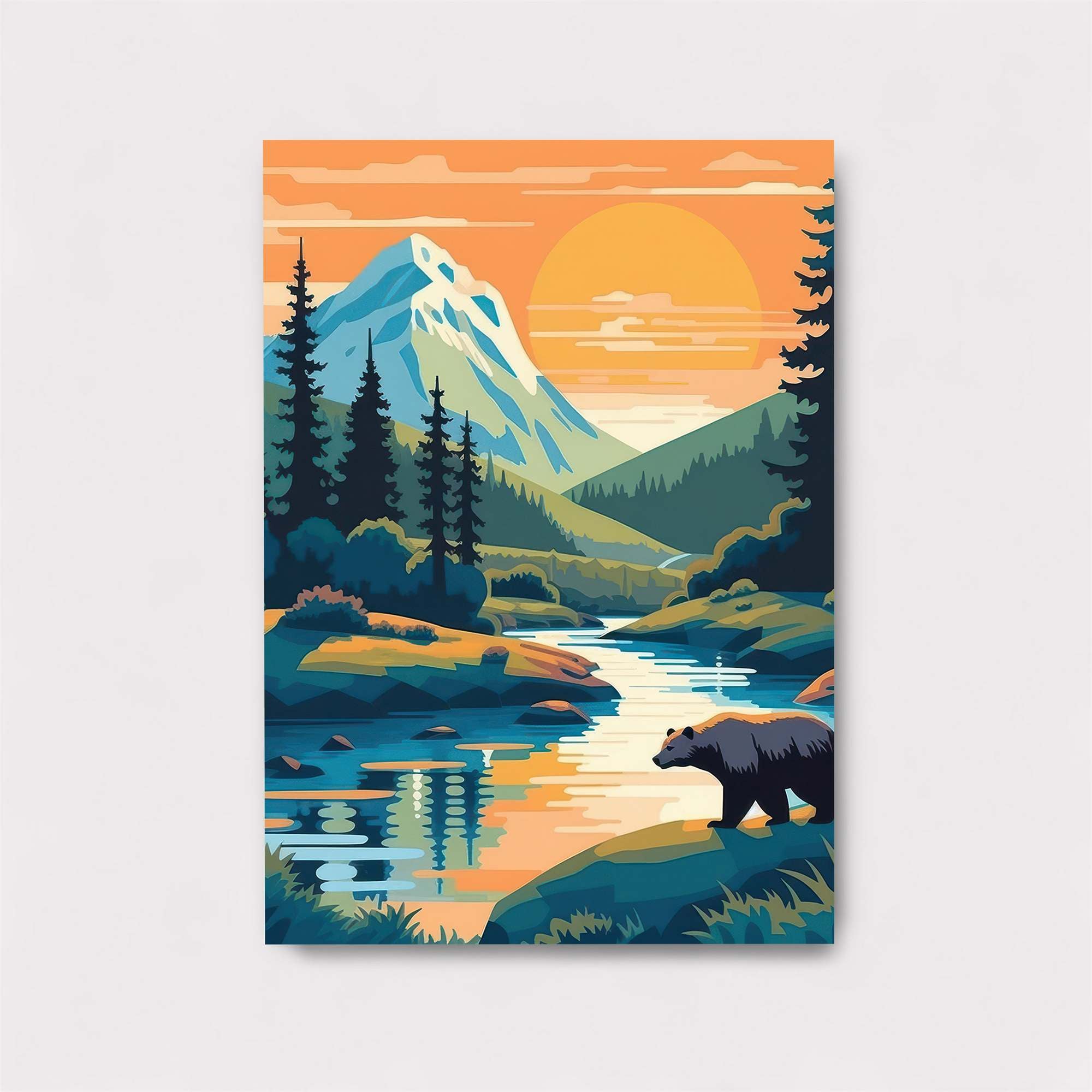 Bear Serenity Safe Wall Magnetic / M