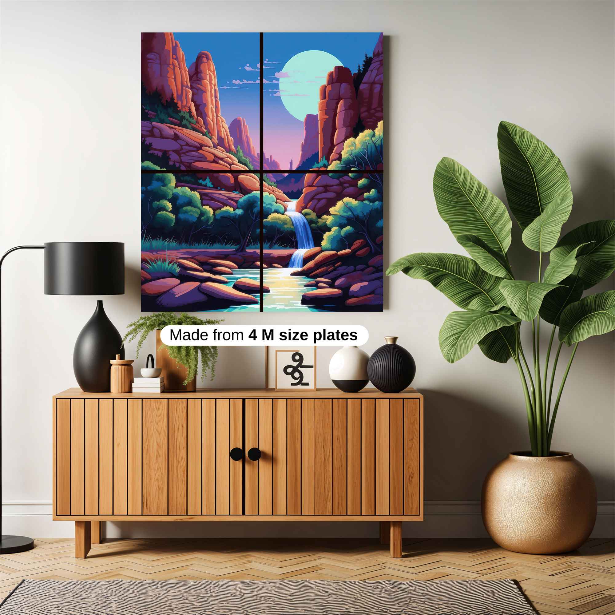 Moonlit Canyon Safe Wall Magnetic / M