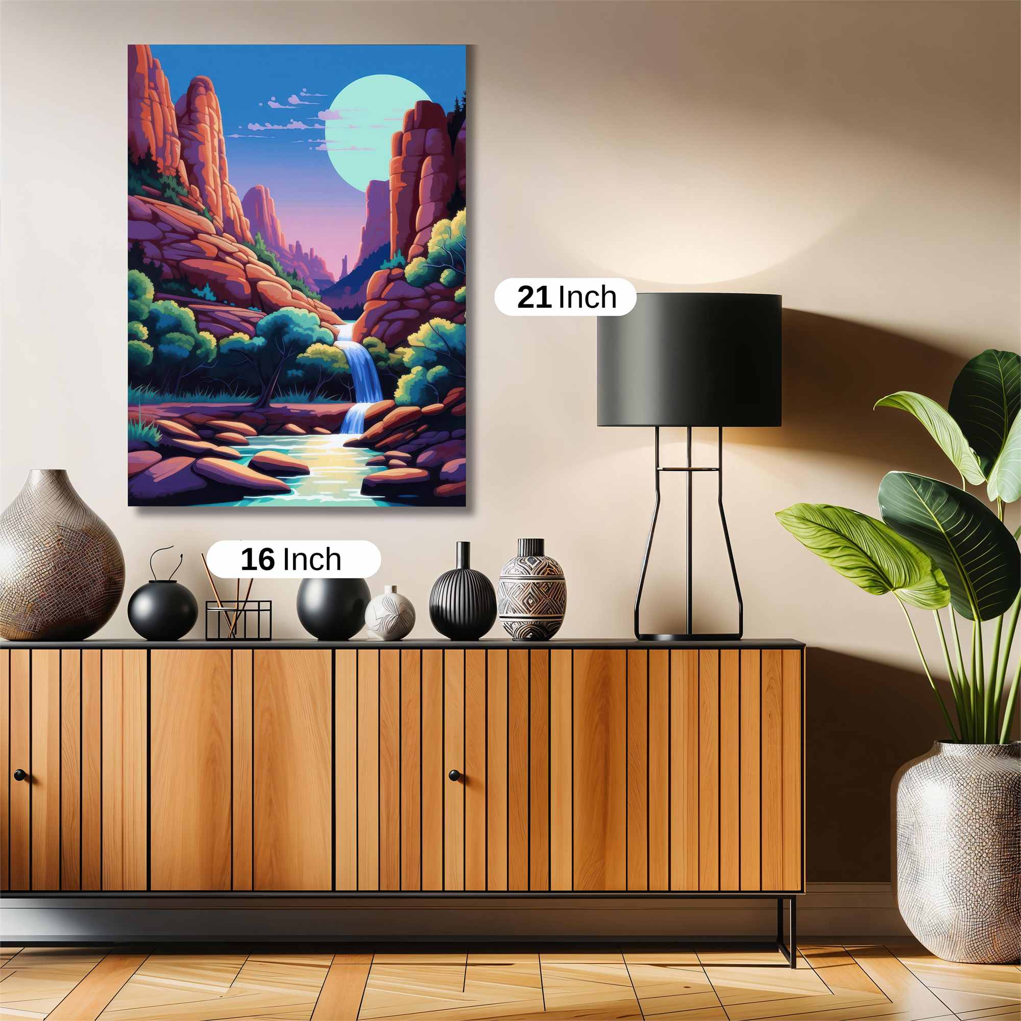 Moonlit Canyon Safe Wall Magnetic / M