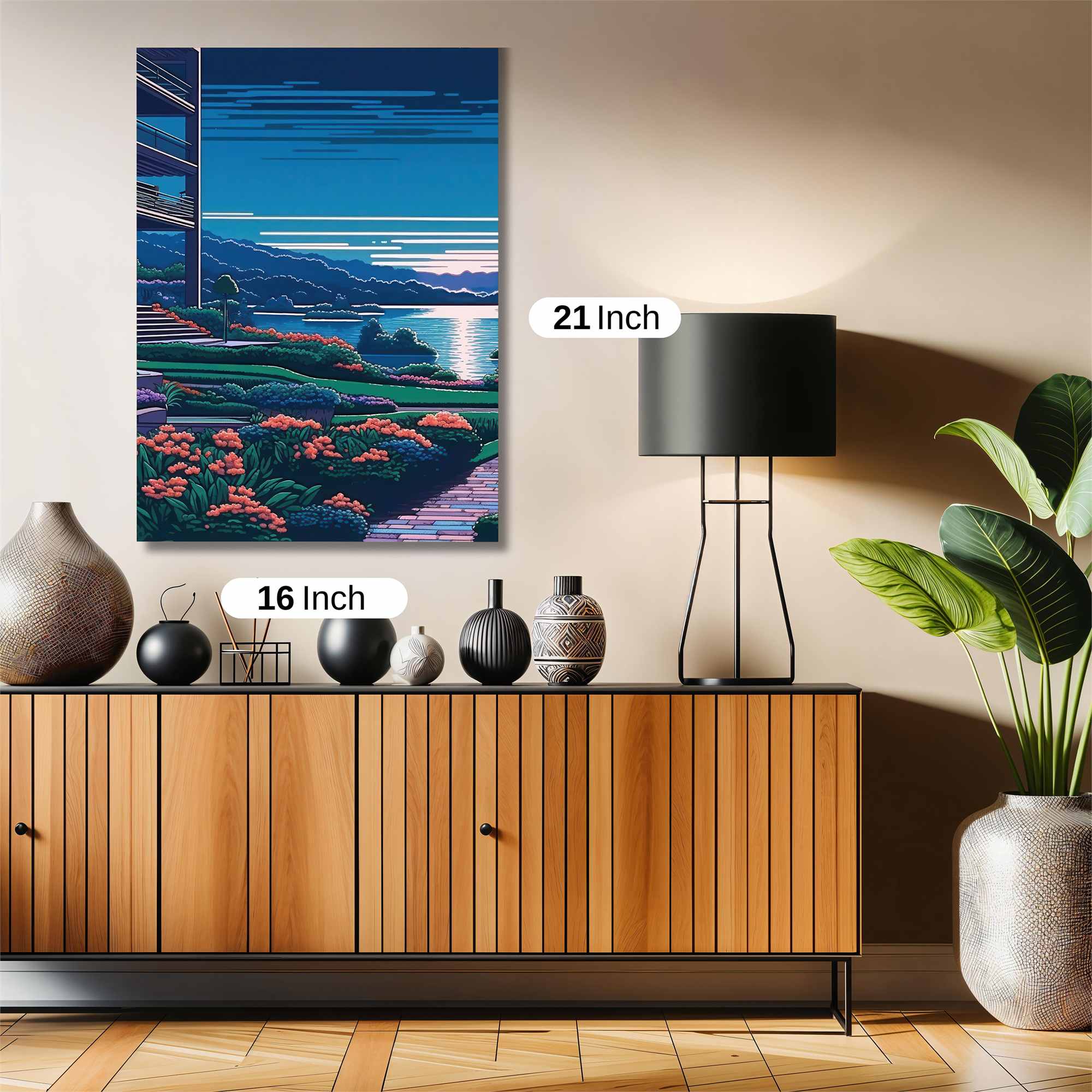 Sunset Serenity Safe Wall Magnetic / M