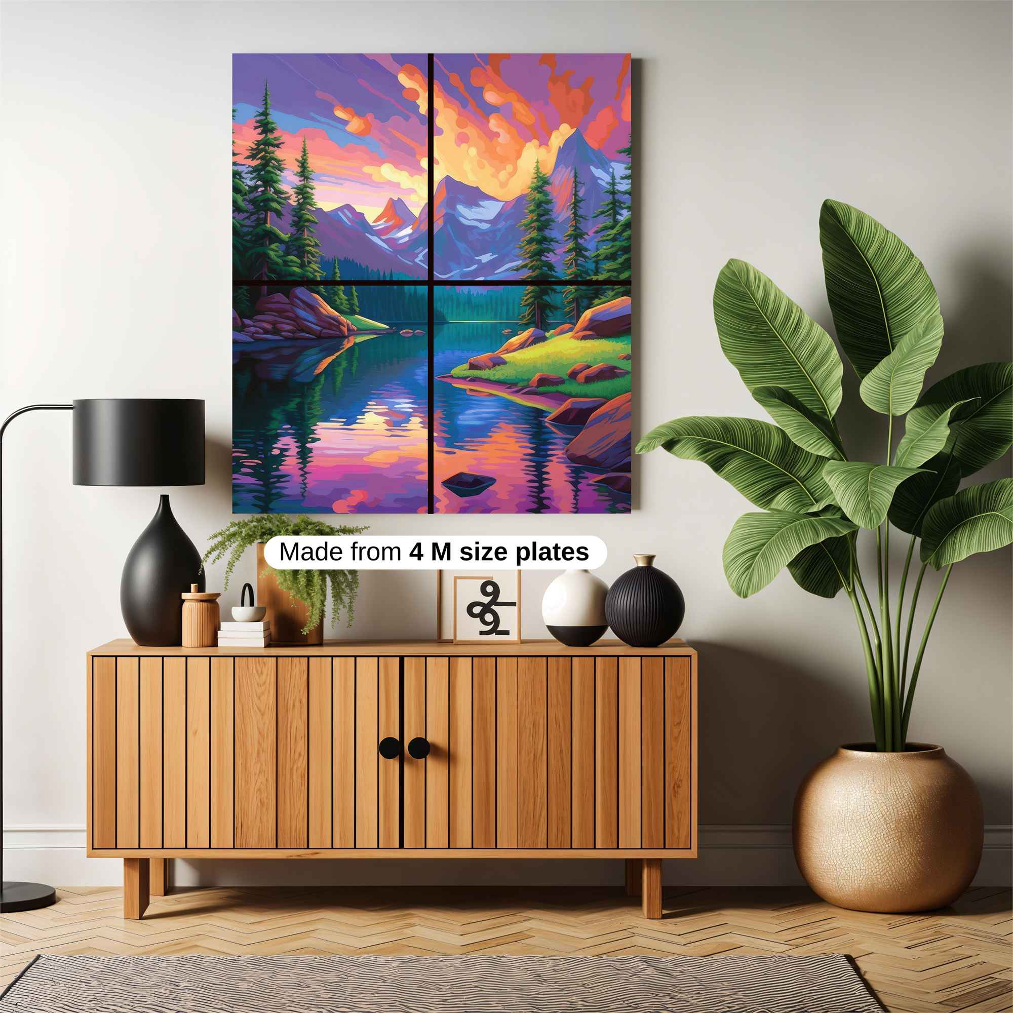 Mountain Serenity Safe Wall Magnetic / M