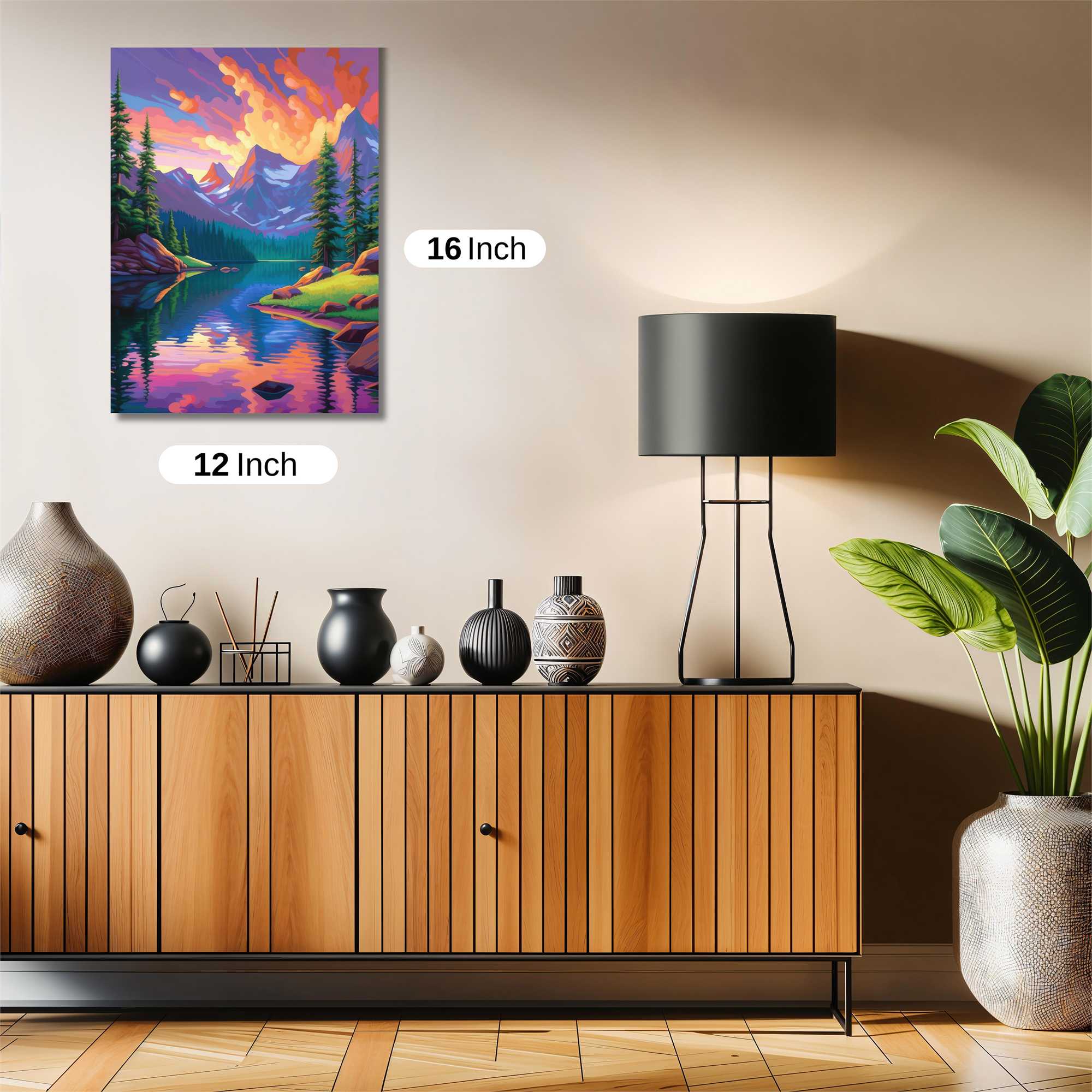 Mountain Serenity Safe Wall Magnetic / M