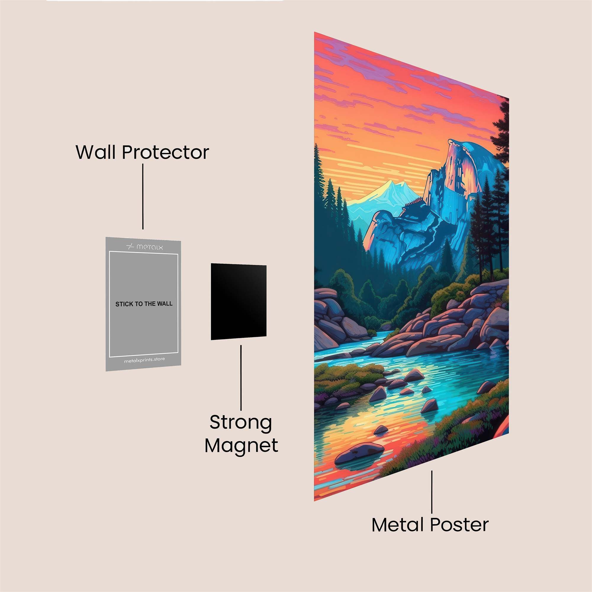 ElCapitan Serenity Safe Wall Magnetic / M