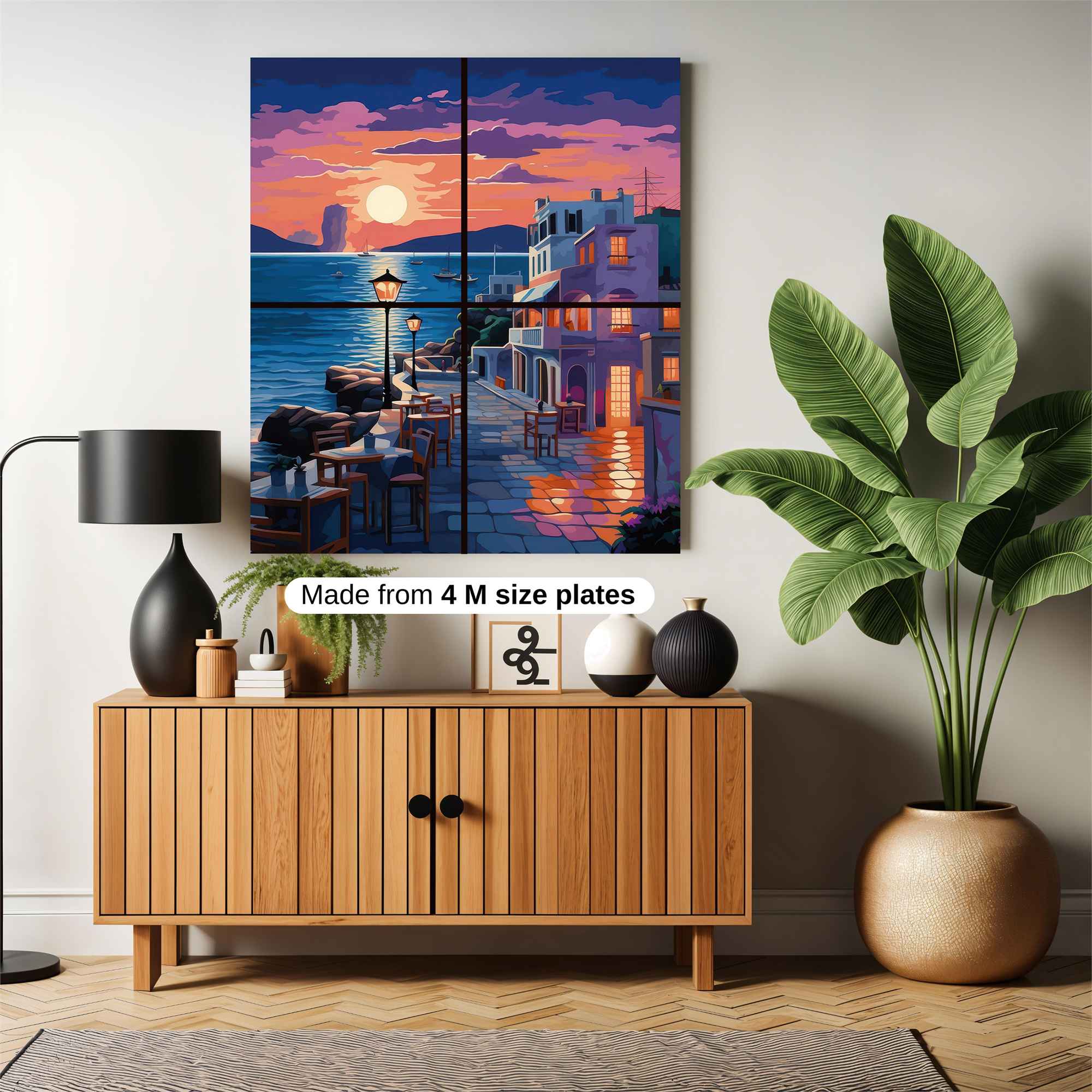 Mediterranean Serenity Safe Wall Magnetic / M