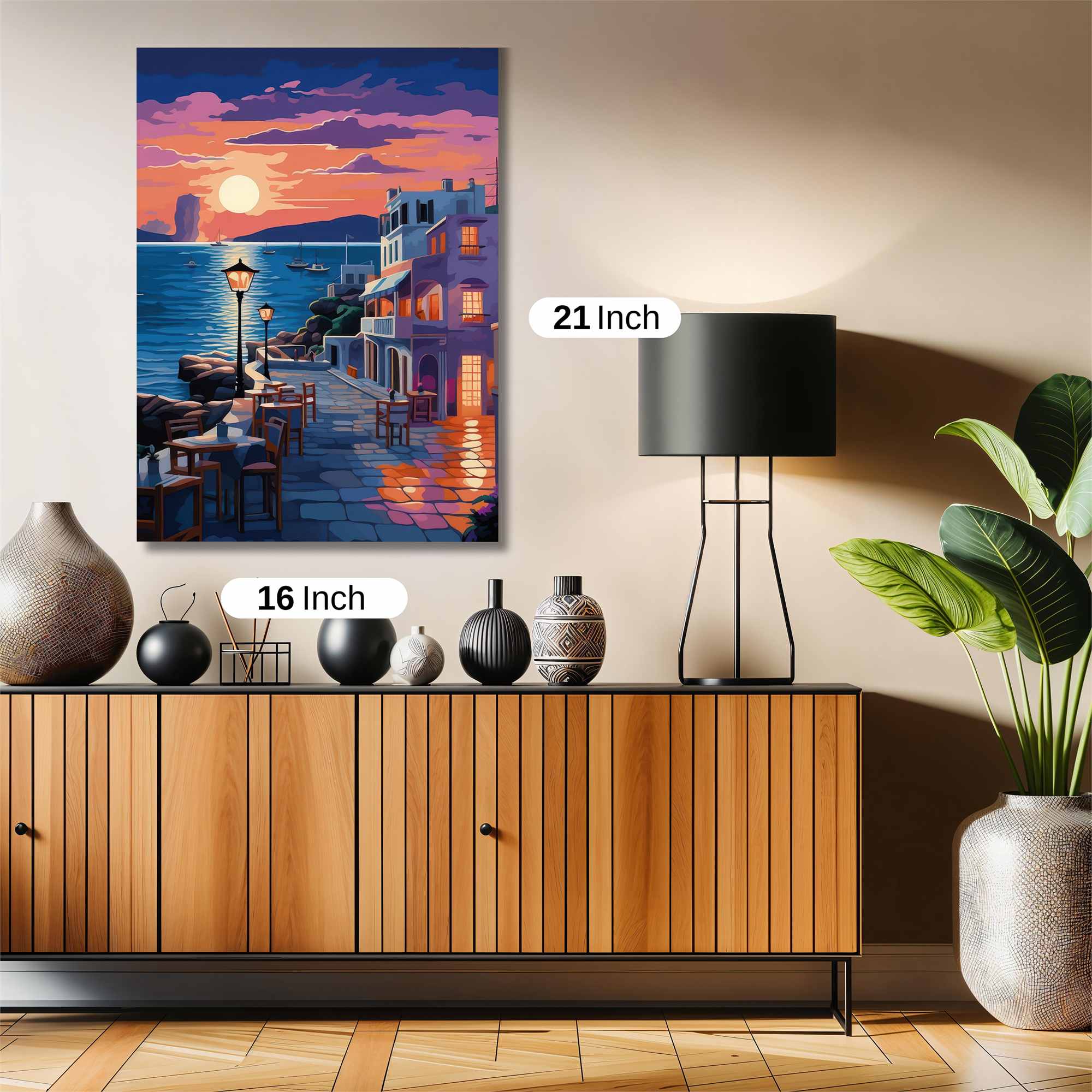 Mediterranean Serenity Safe Wall Magnetic / M