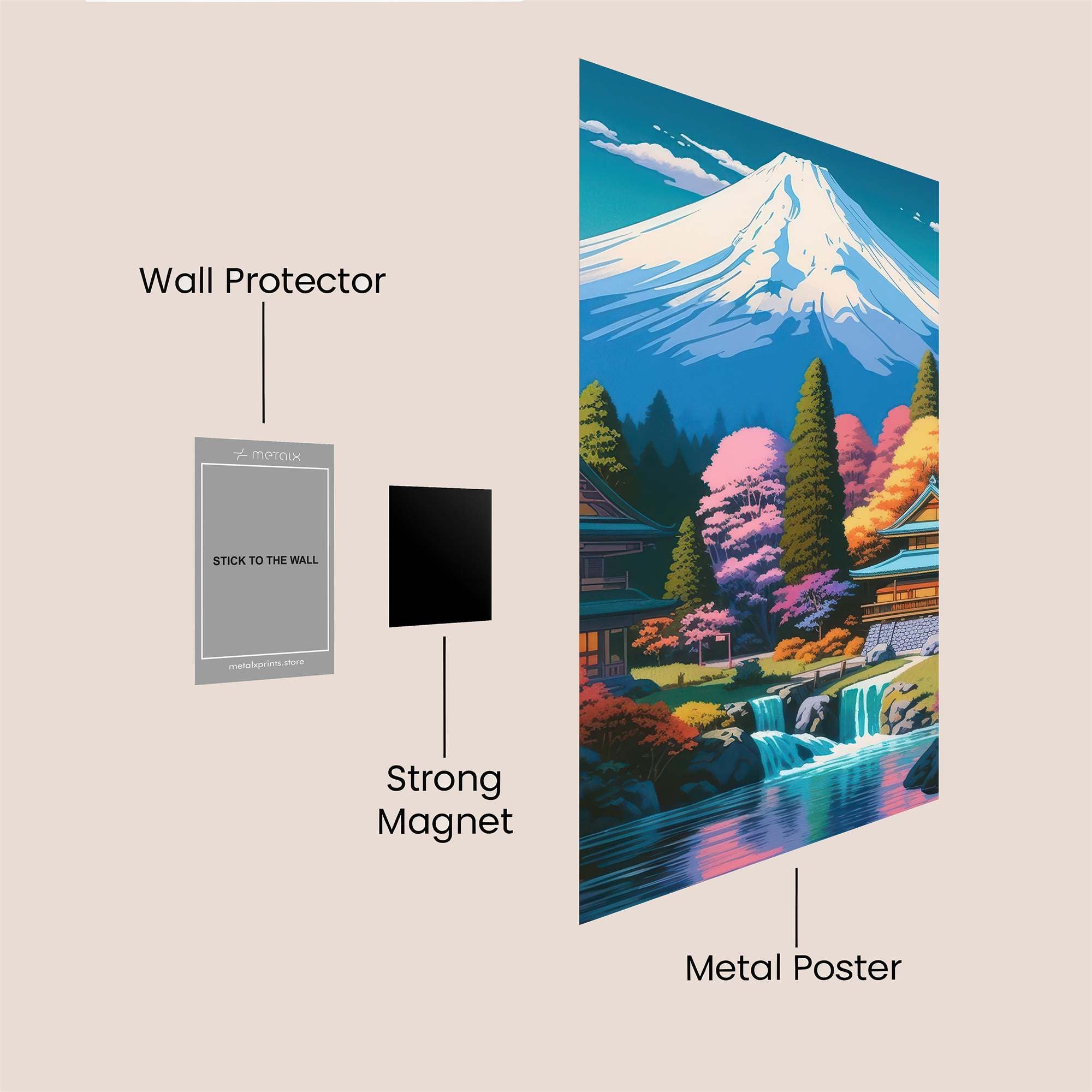 Fuji Serenity Safe Wall Magnetic / M