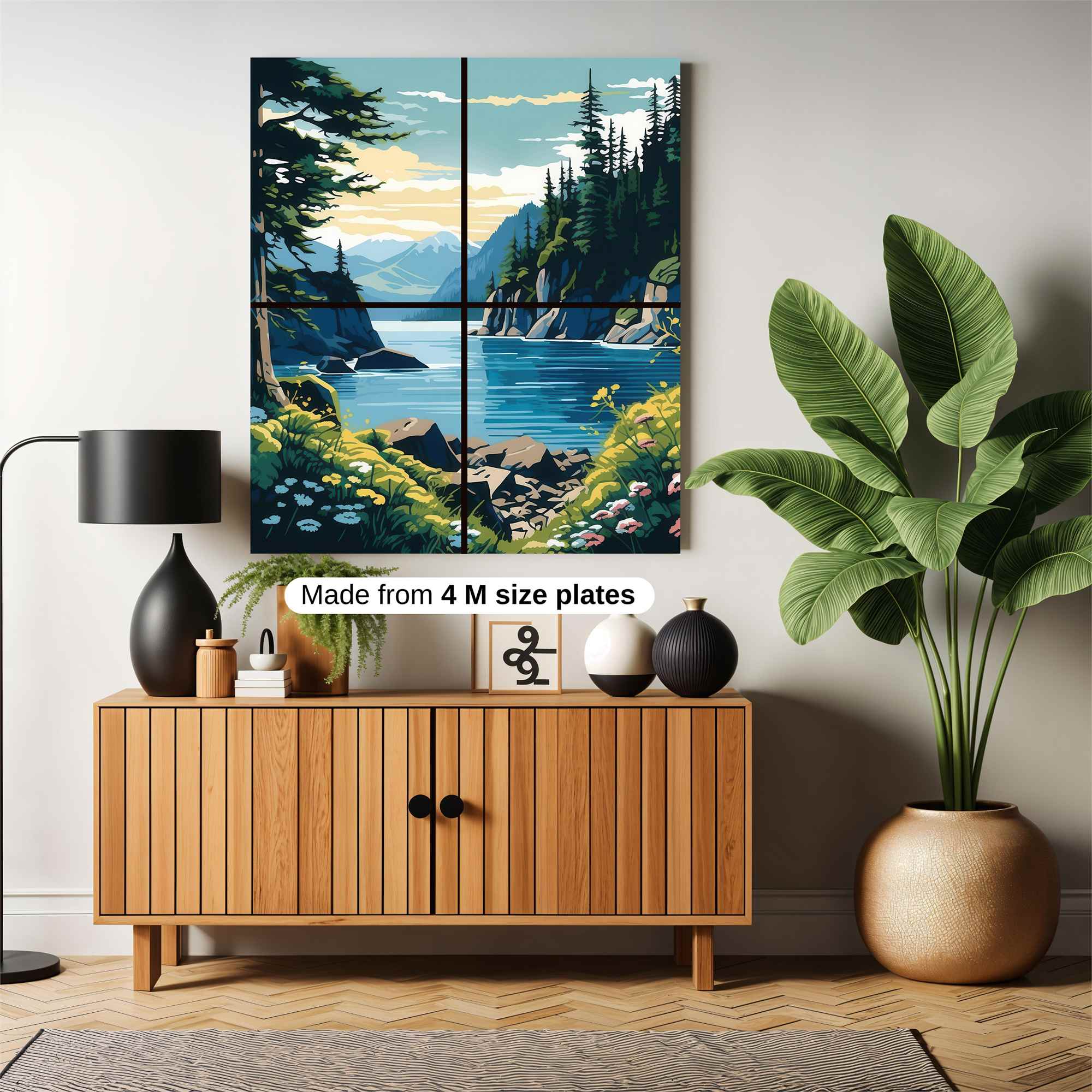 Mountain Serenity Safe Wall Magnetic / M