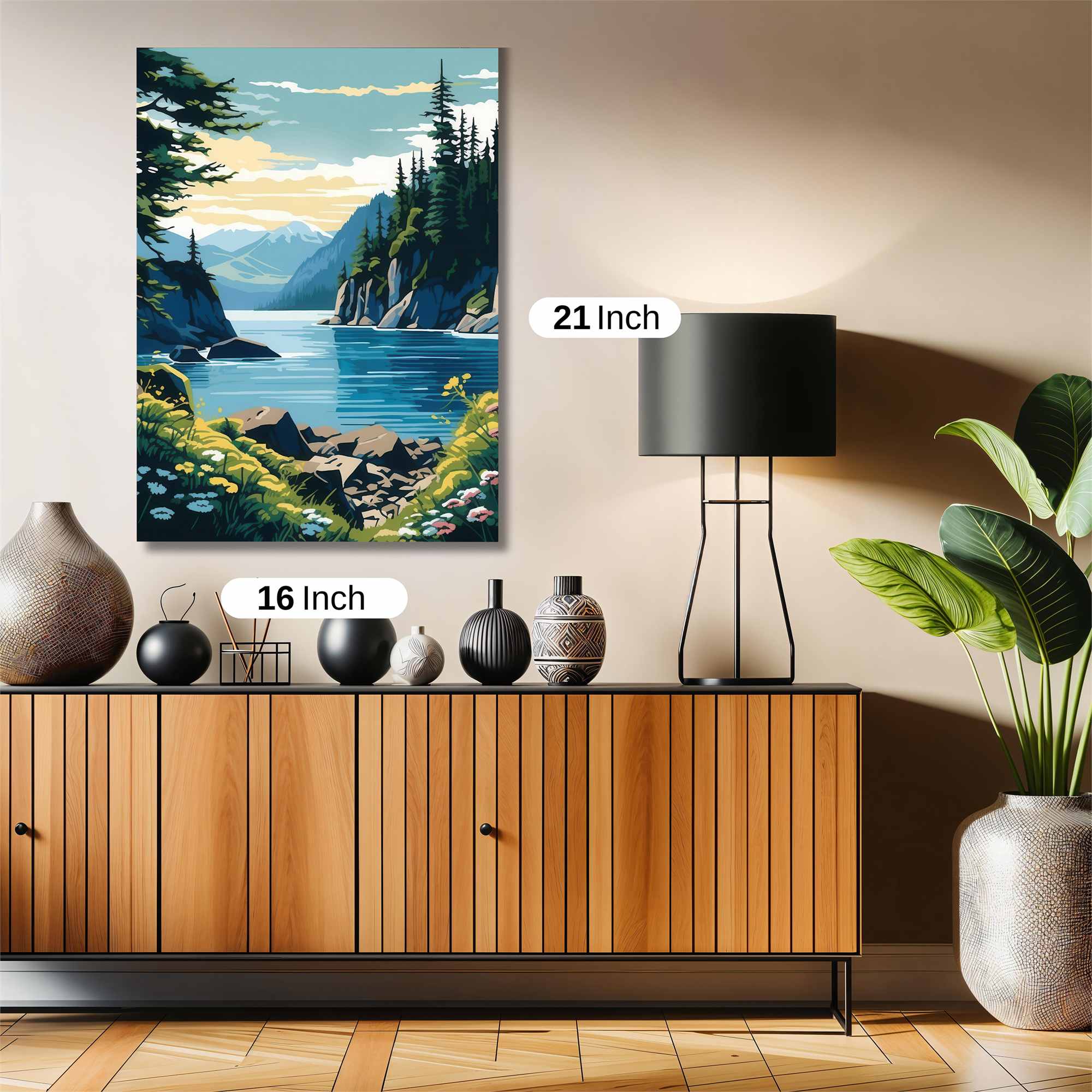 Mountain Serenity Safe Wall Magnetic / M