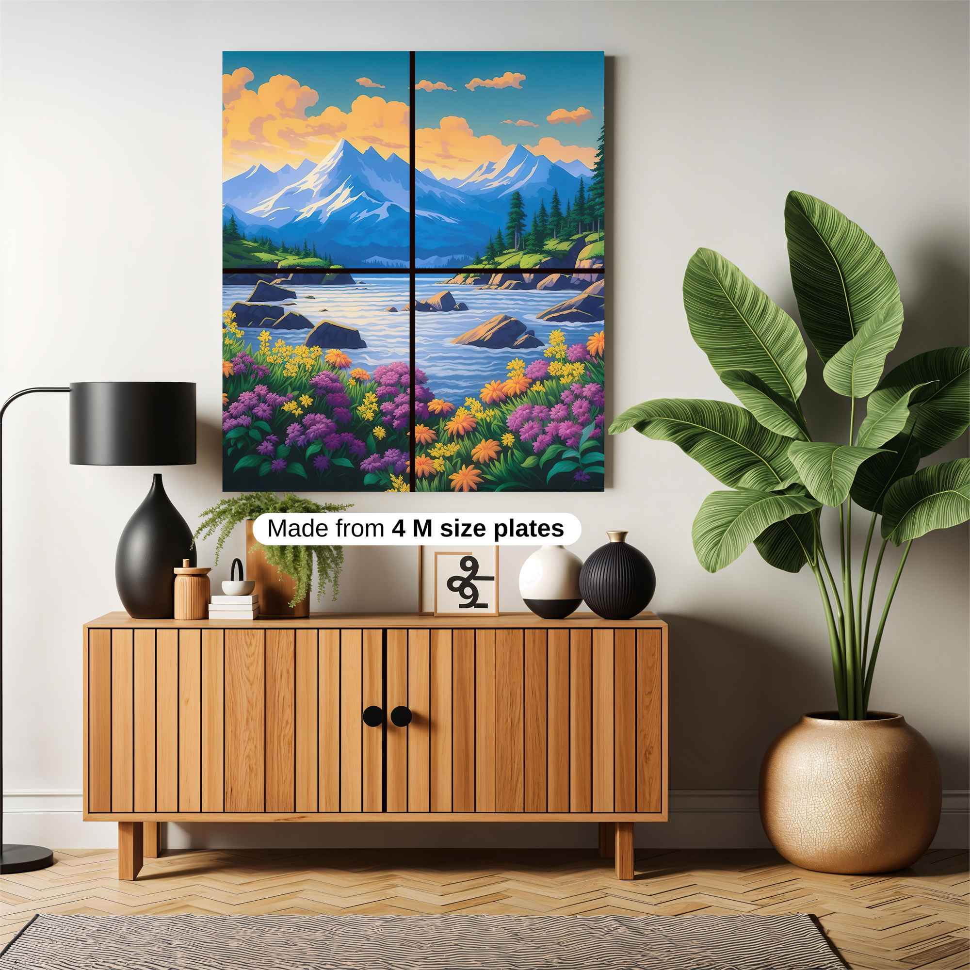 Mountain Serenity Safe Wall Magnetic / M