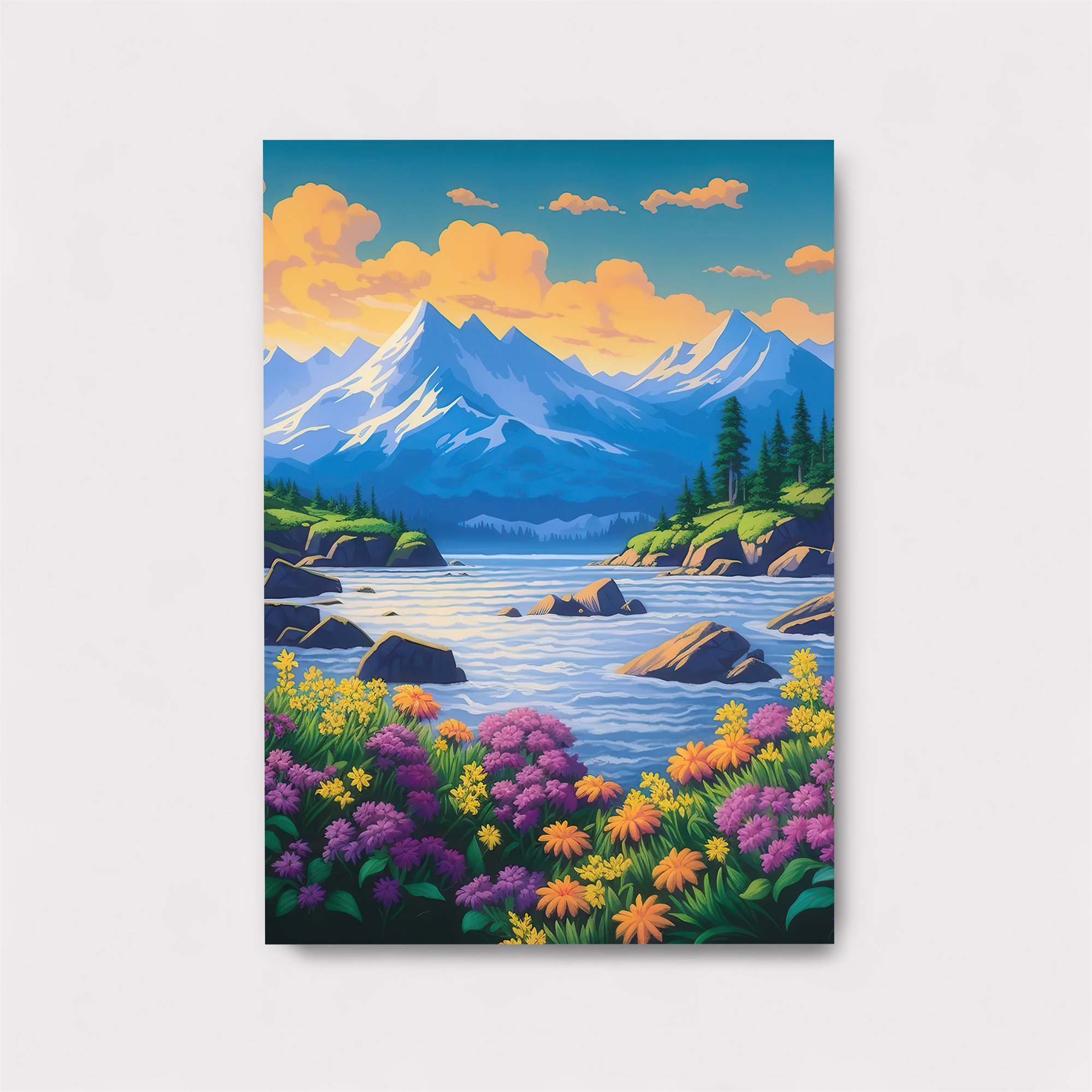 Mountain Serenity Safe Wall Magnetic / M