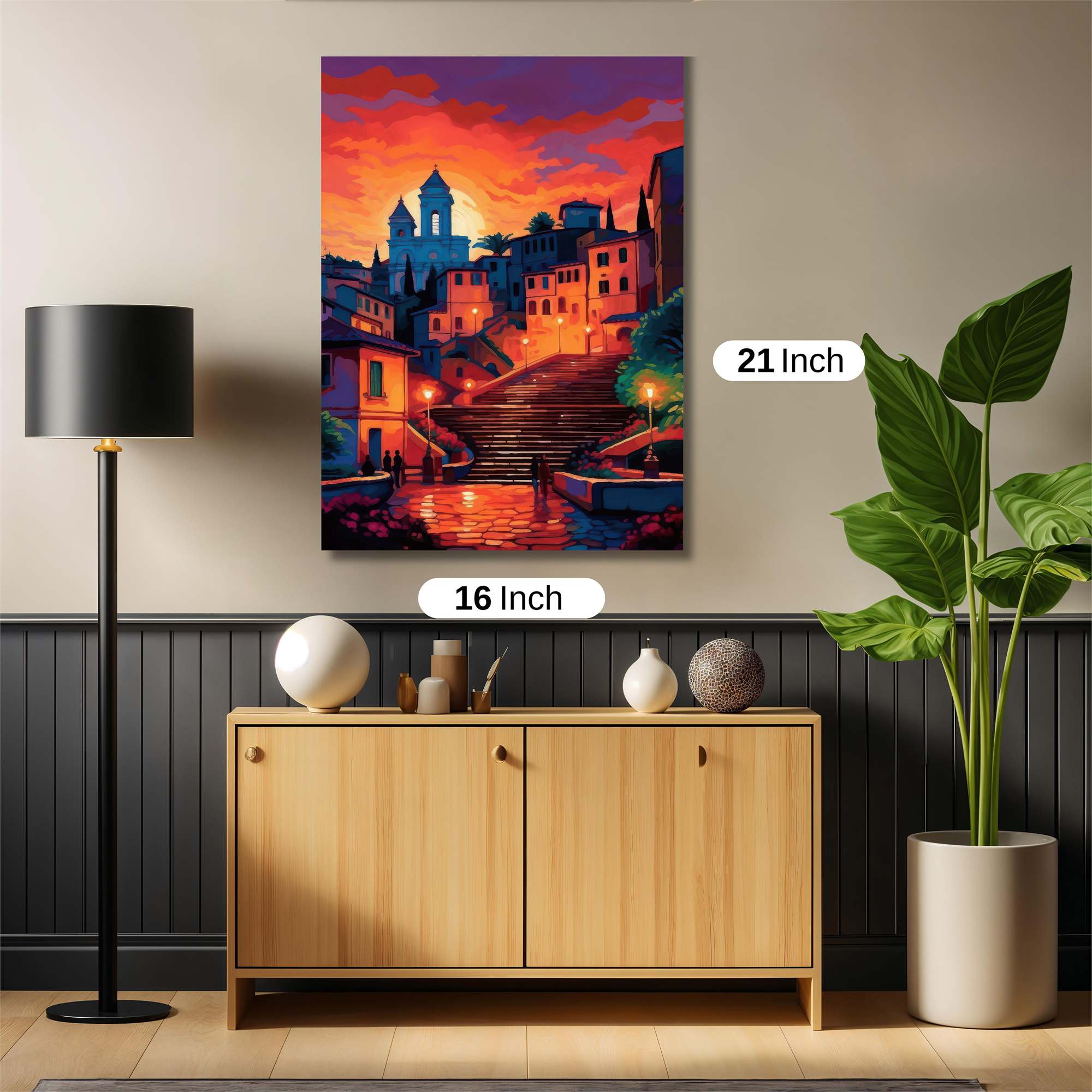 Sunset Serenity Safe Wall Magnetic / M