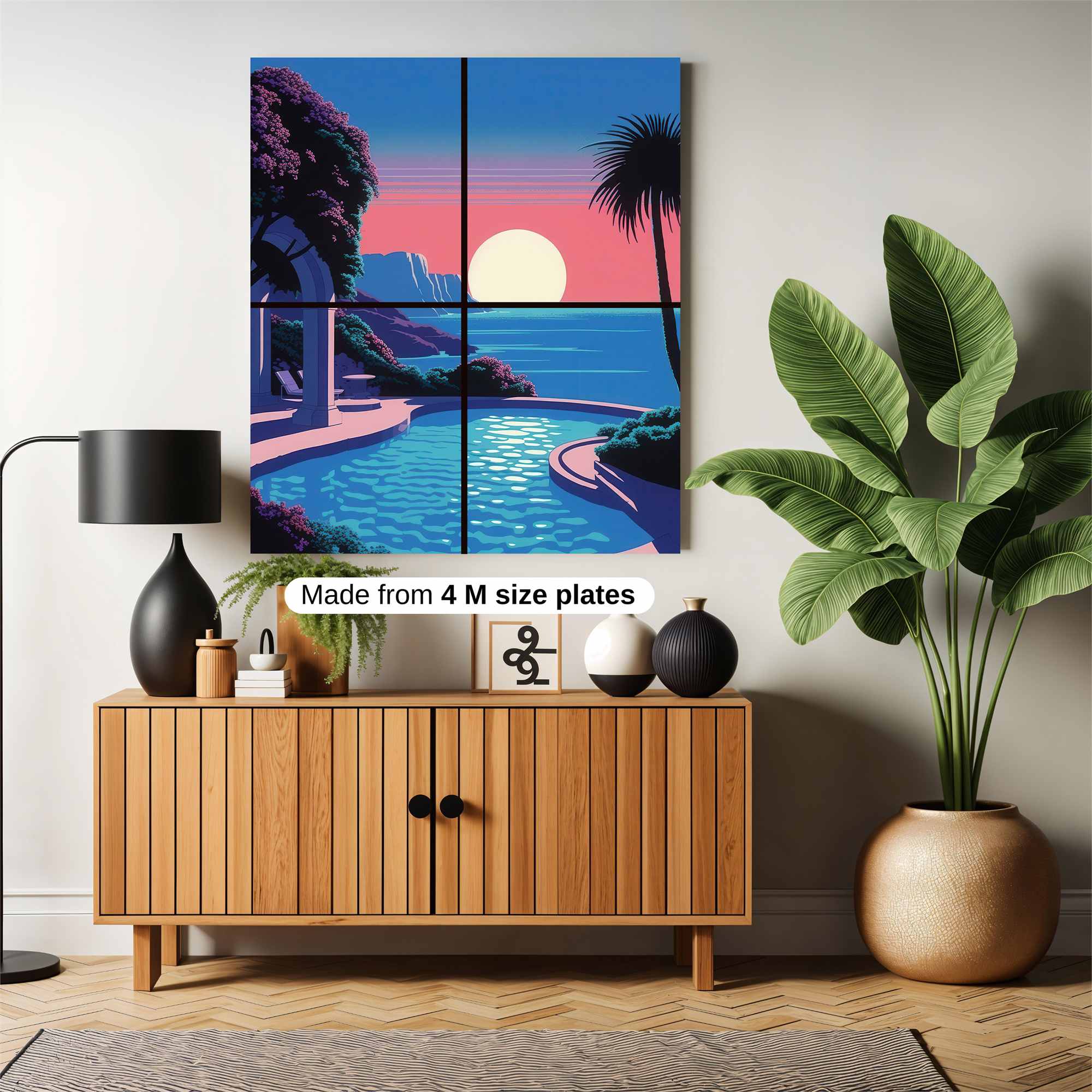 Sunset Serenity Safe Wall Magnetic / M