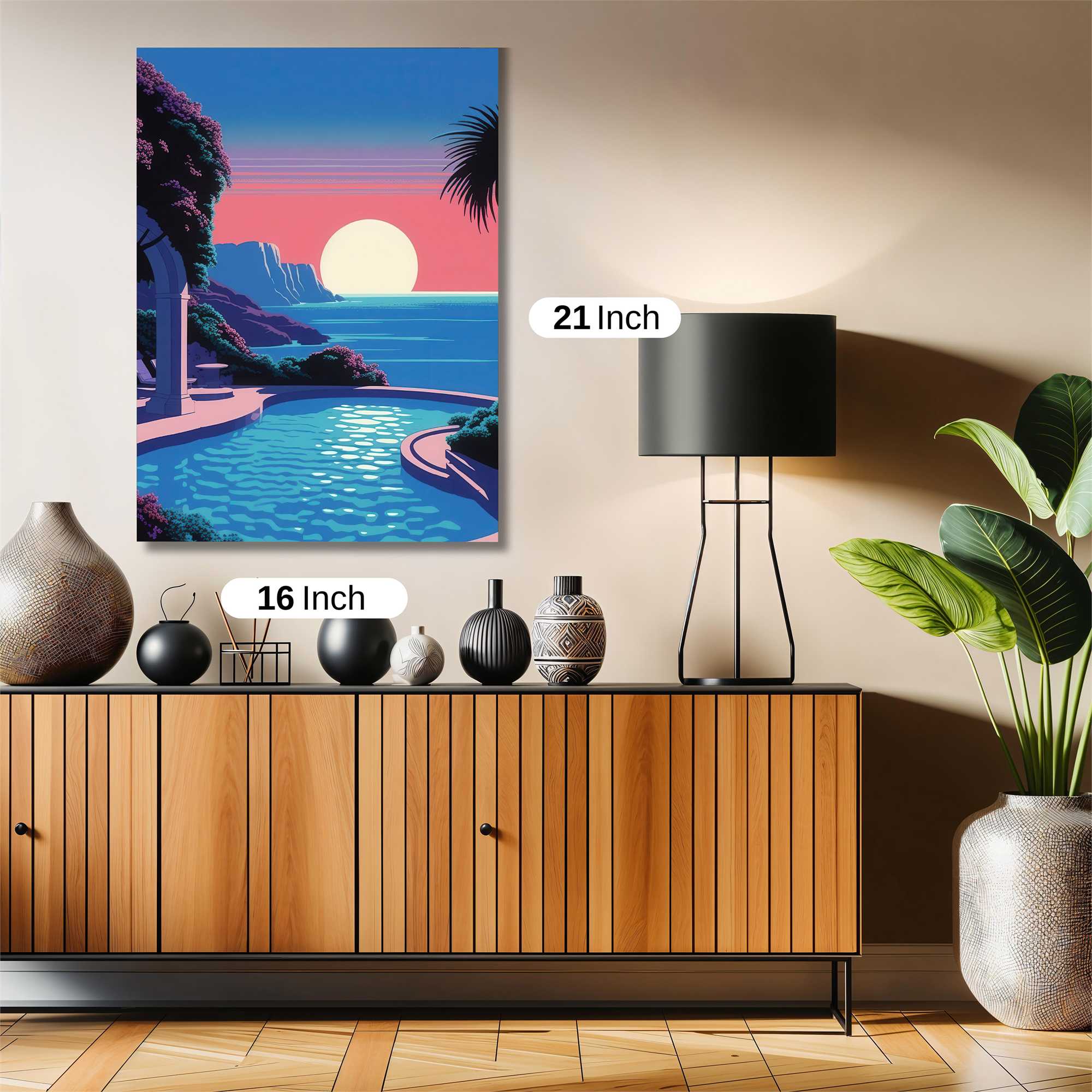 Sunset Serenity Safe Wall Magnetic / M
