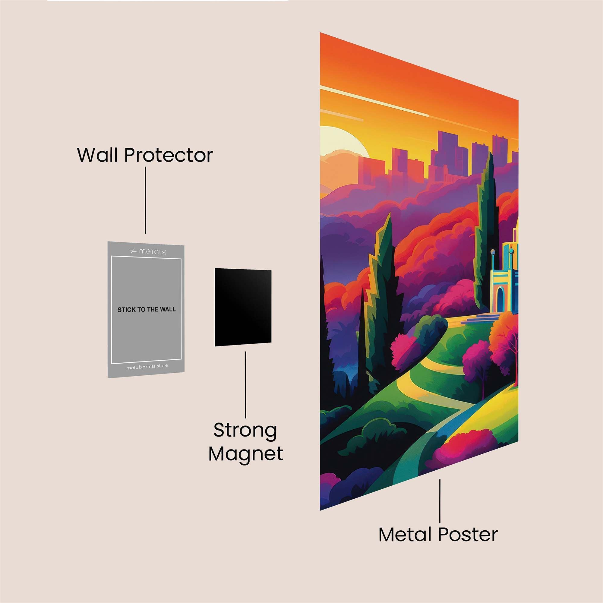 Taj Serenity Safe Wall Magnetic / M