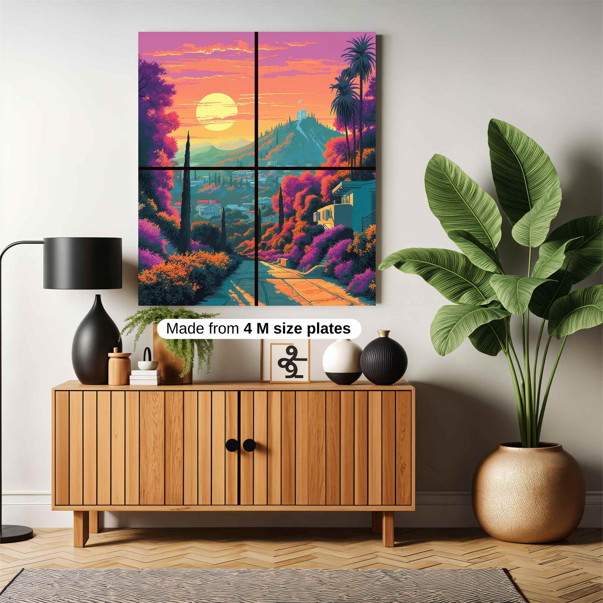 Sunset Serenity Safe Wall Magnetic / M