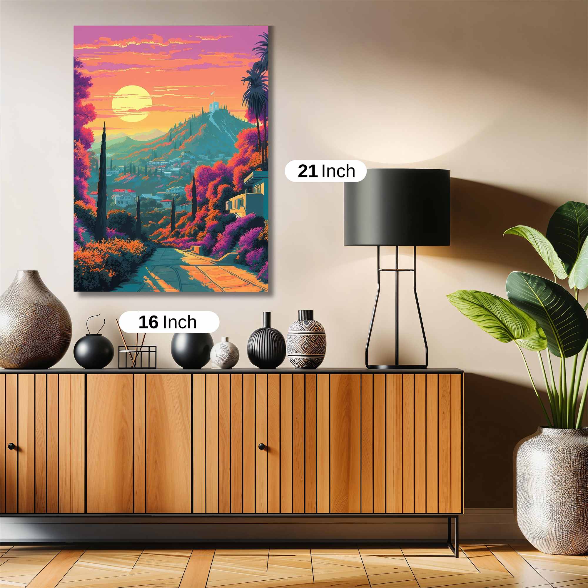 Sunset Serenity Safe Wall Magnetic / M