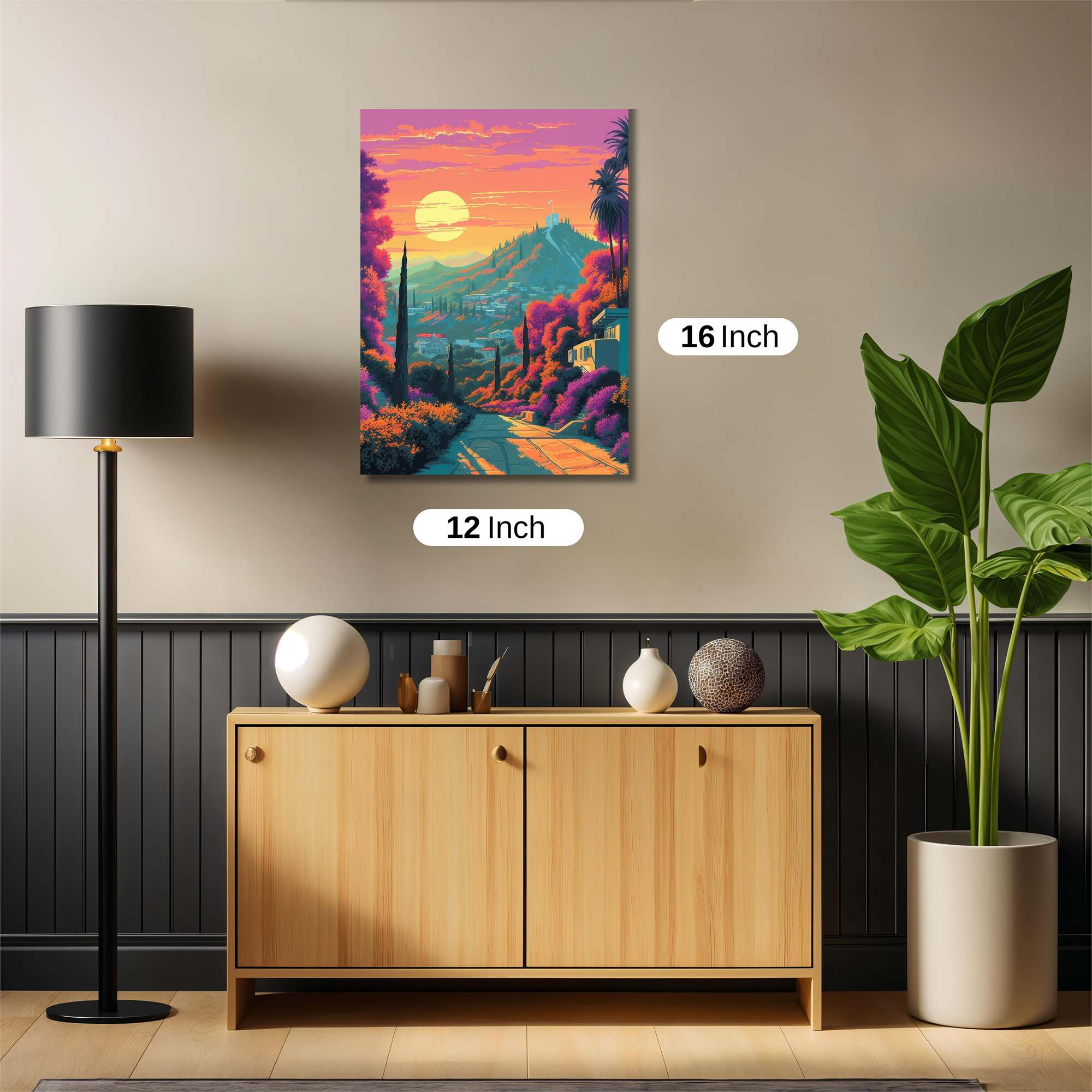 Sunset Serenity Safe Wall Magnetic / M