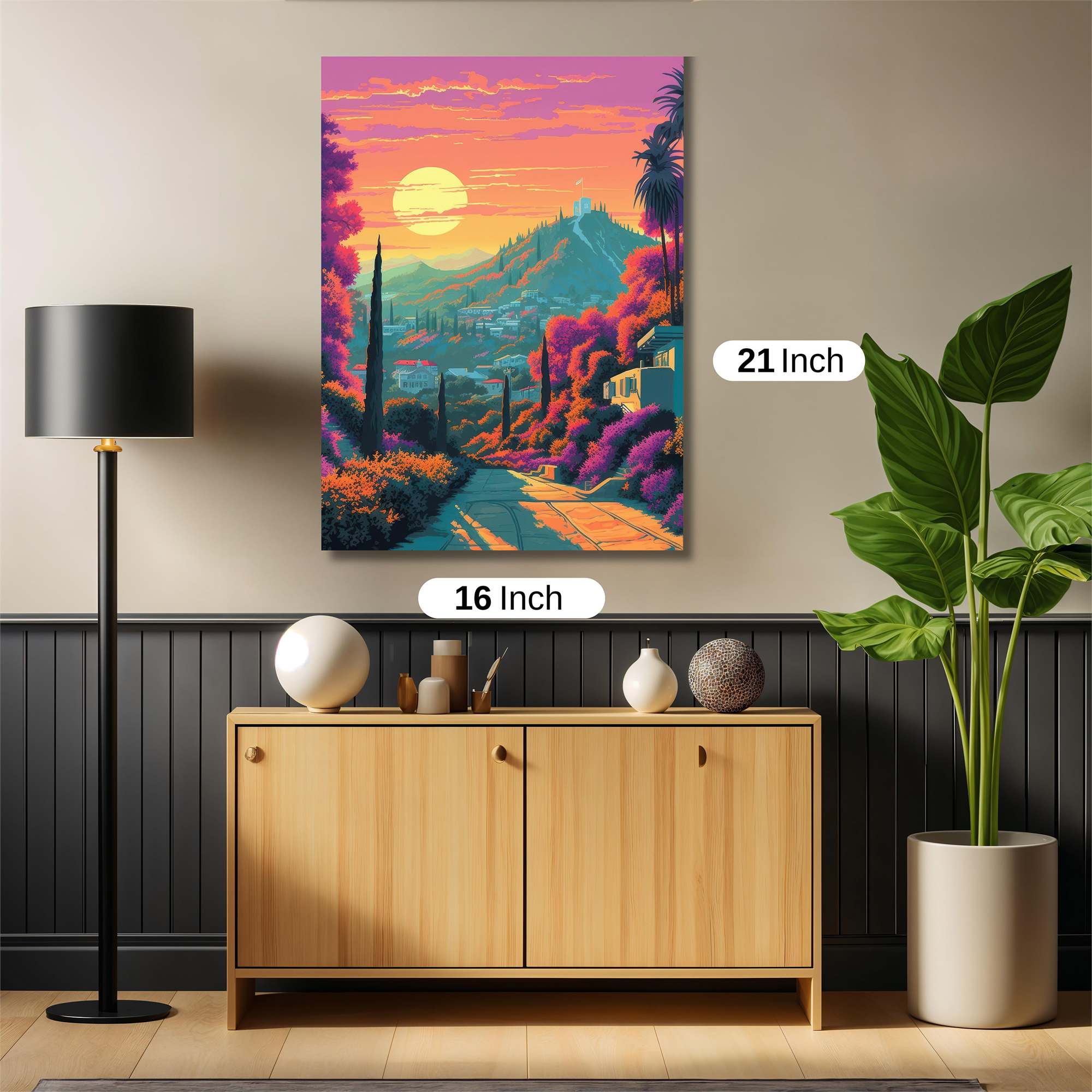 Sunset Serenity Safe Wall Magnetic / M