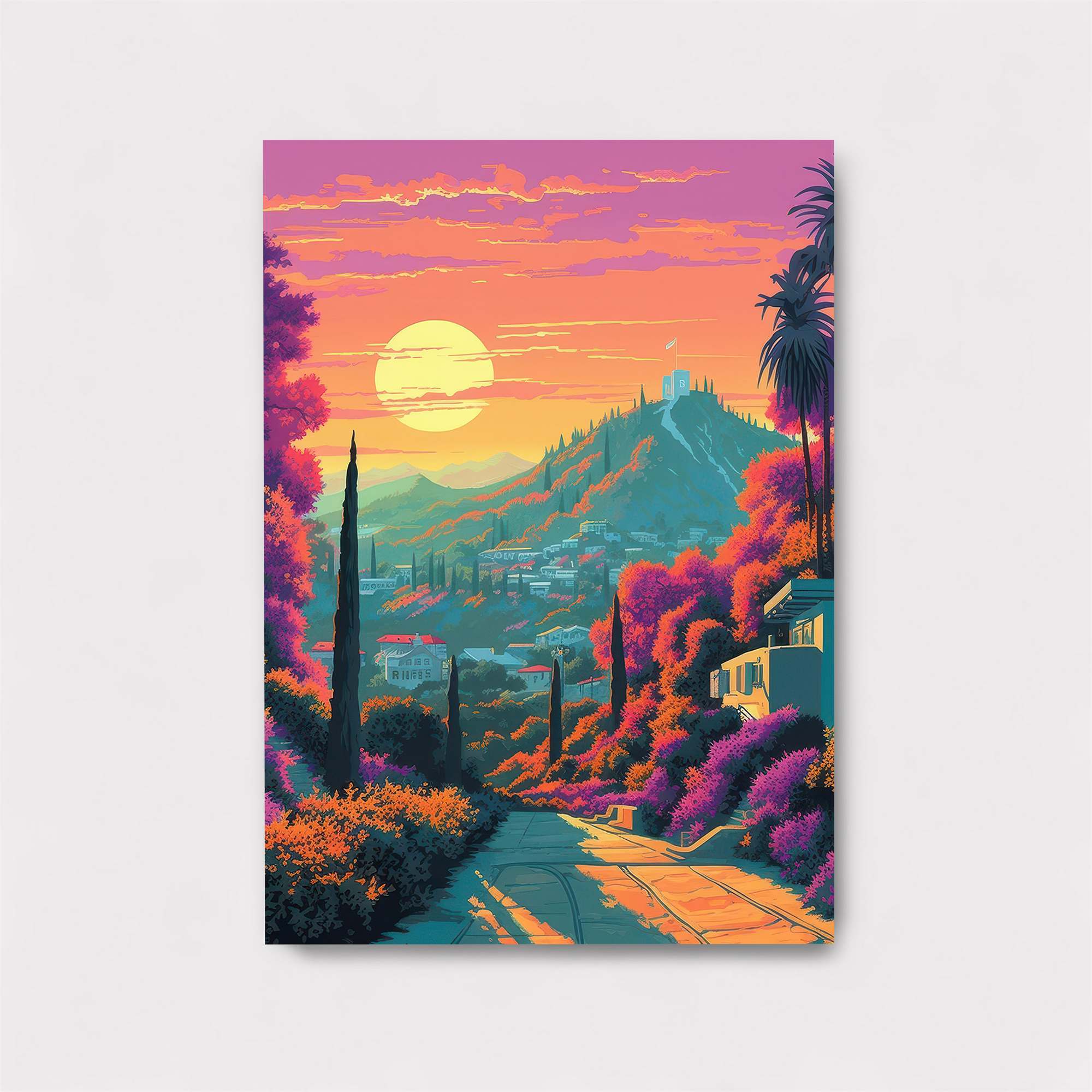 Sunset Serenity Safe Wall Magnetic / M