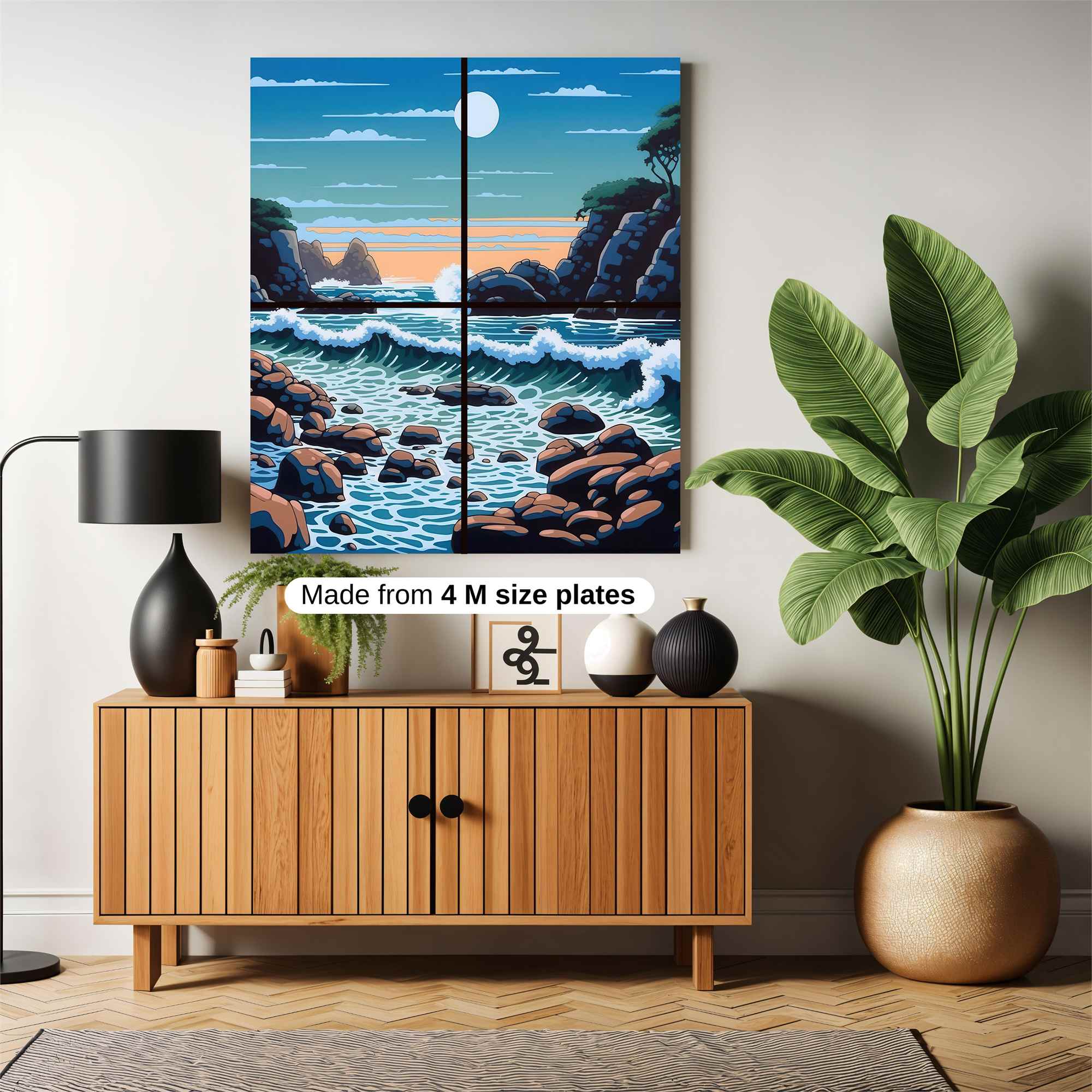 Moonlit Serenity Safe Wall Magnetic / M